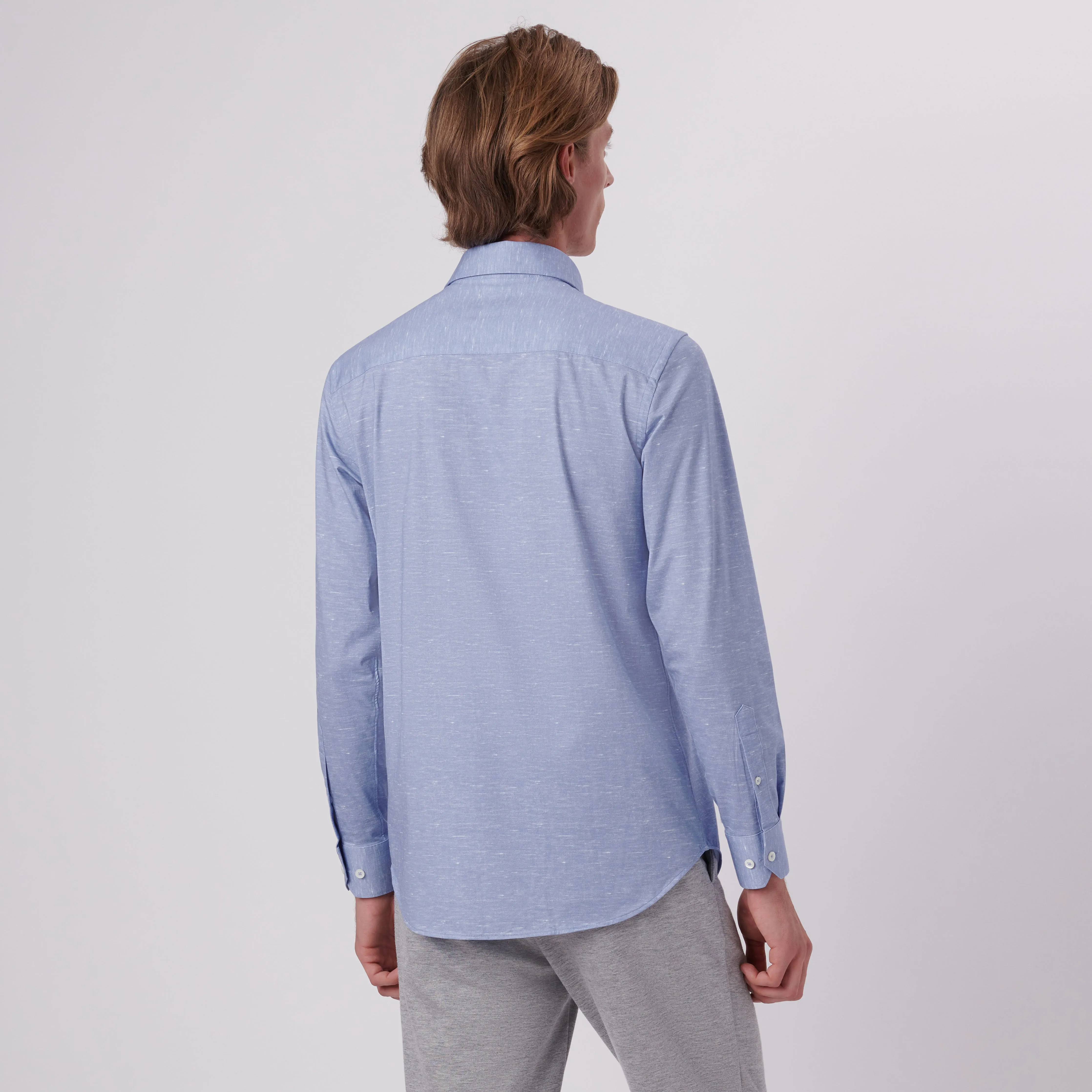 James Heather Print OoohCotton Shirt sold by Bugatchi product image thumbnail 4