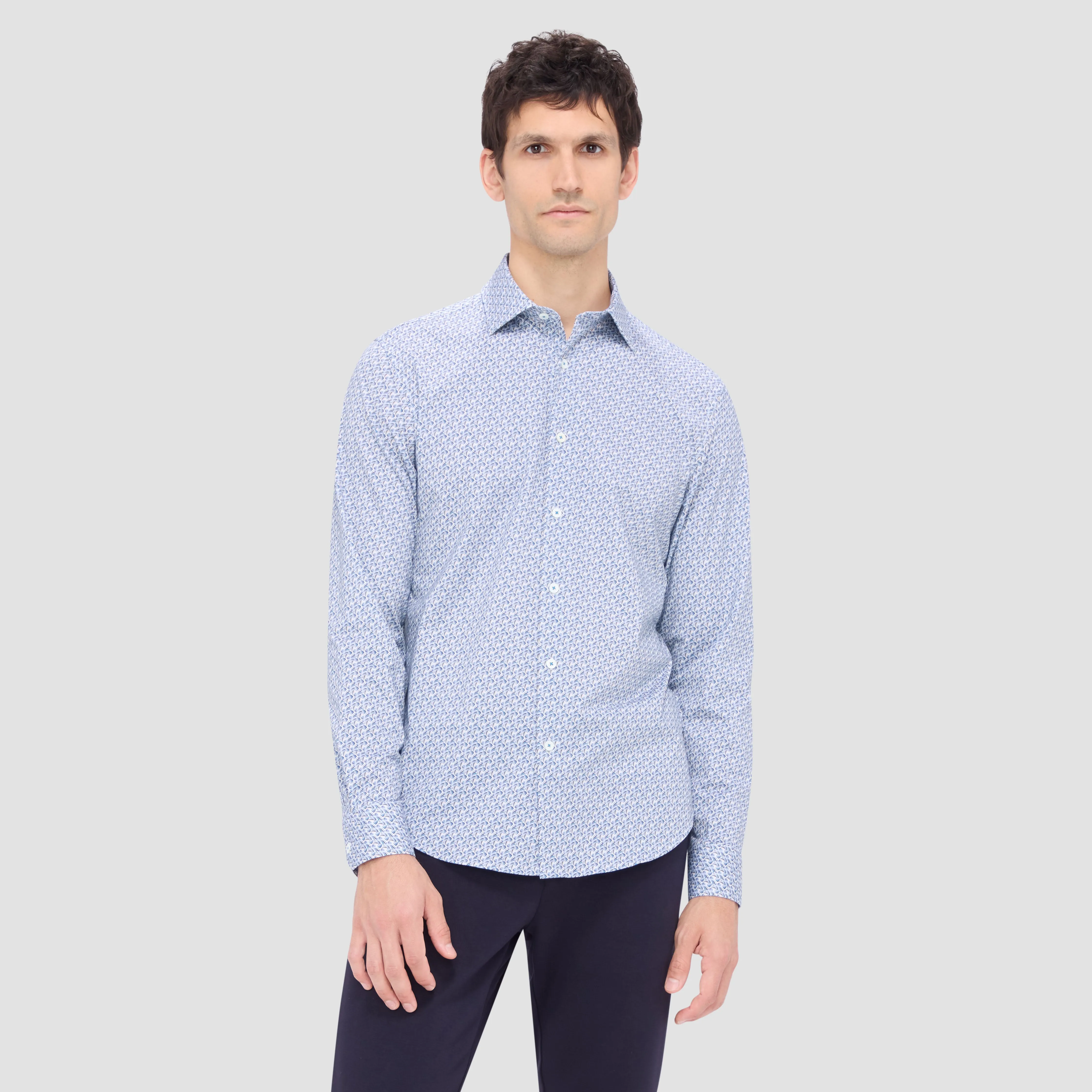 James Abstract OoohCotton Shirt sold by Bugatchi product image thumbnail 2