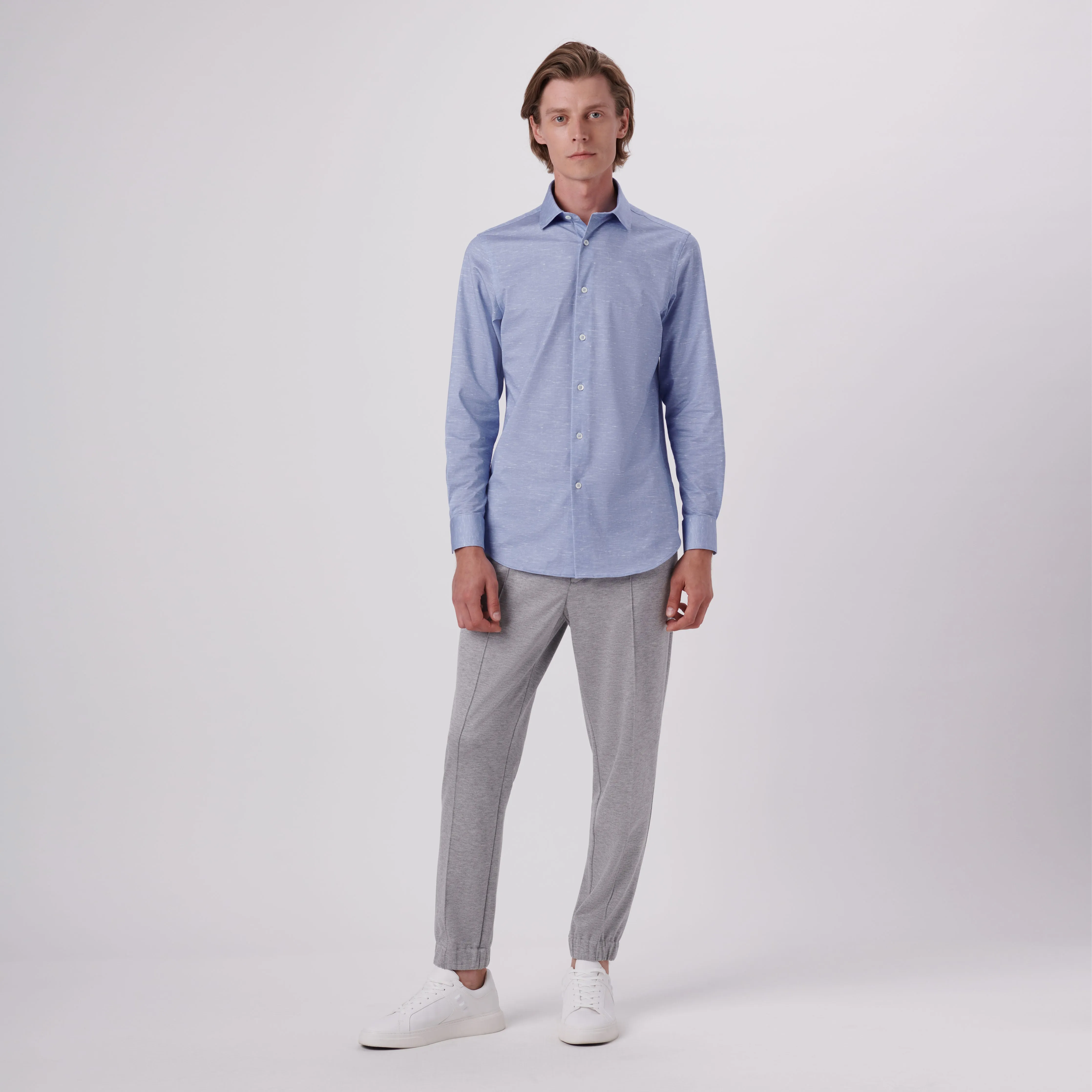 James Heather Print OoohCotton Shirt sold by Bugatchi product image thumbnail 5