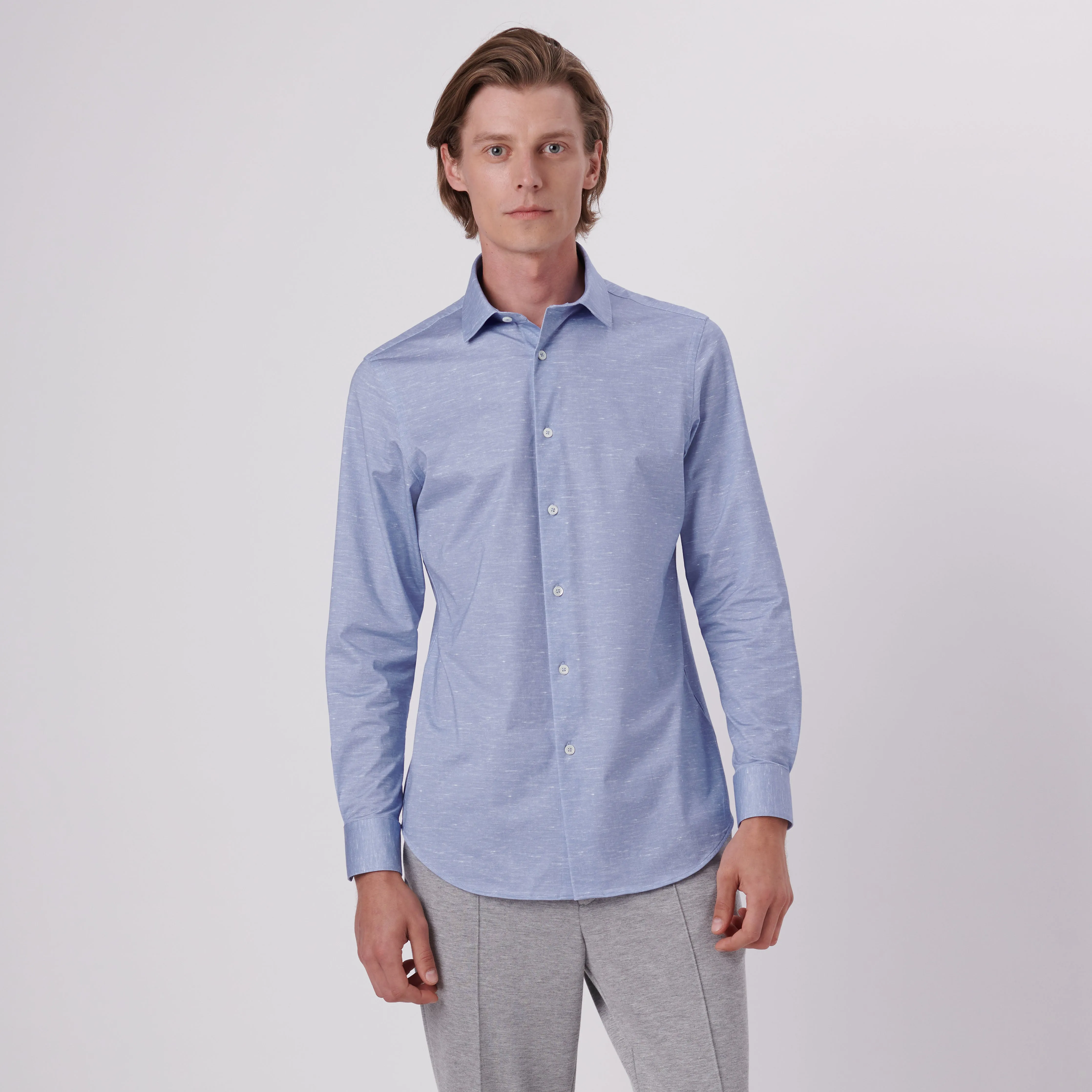 James Heather Print OoohCotton Shirt sold by Bugatchi product image thumbnail 2
