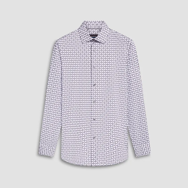 James Geometric Print OoohCotton Shirt sold by Bugatchi