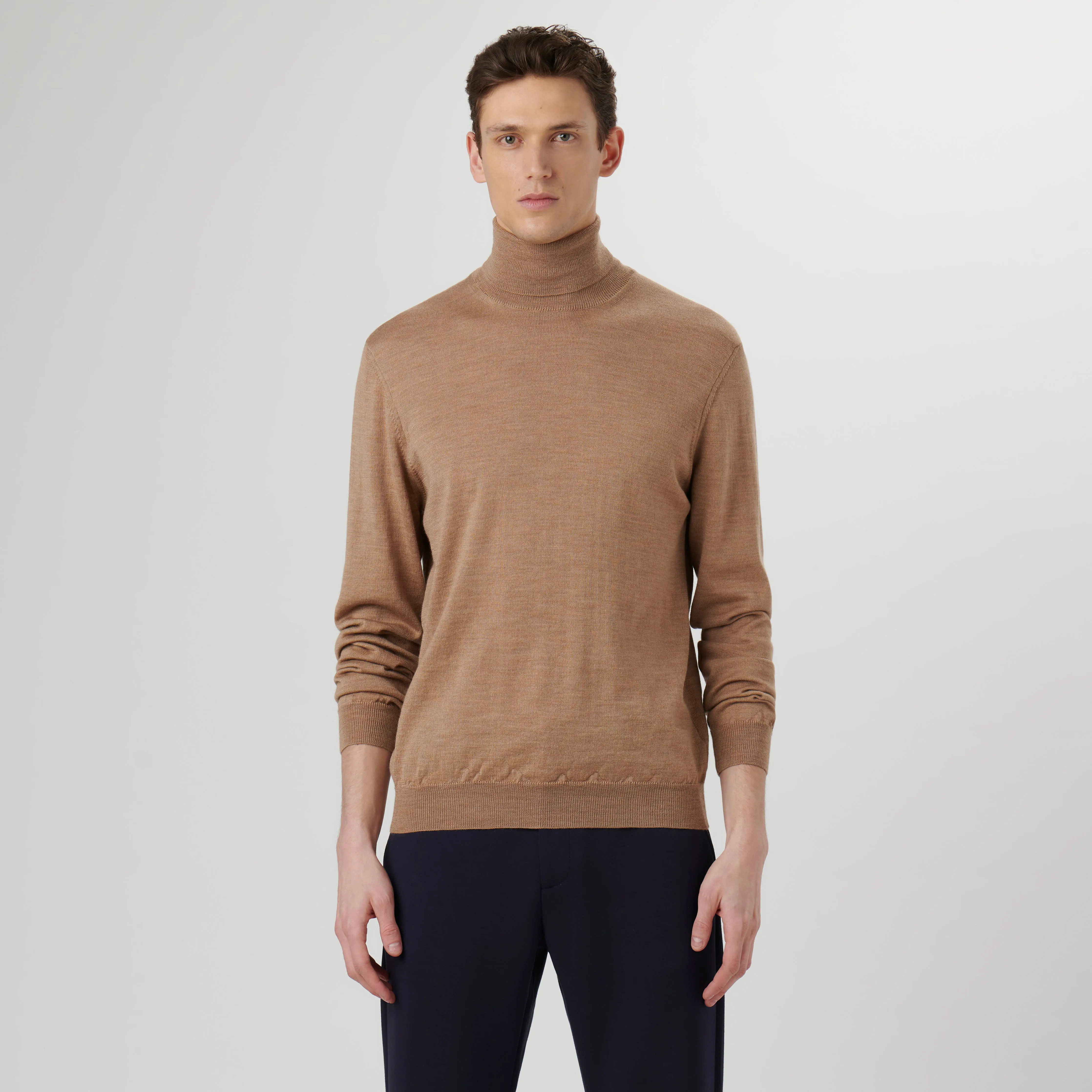 Super Merino Solid Turtleneck Sweater sold by Bugatchi product image thumbnail 2