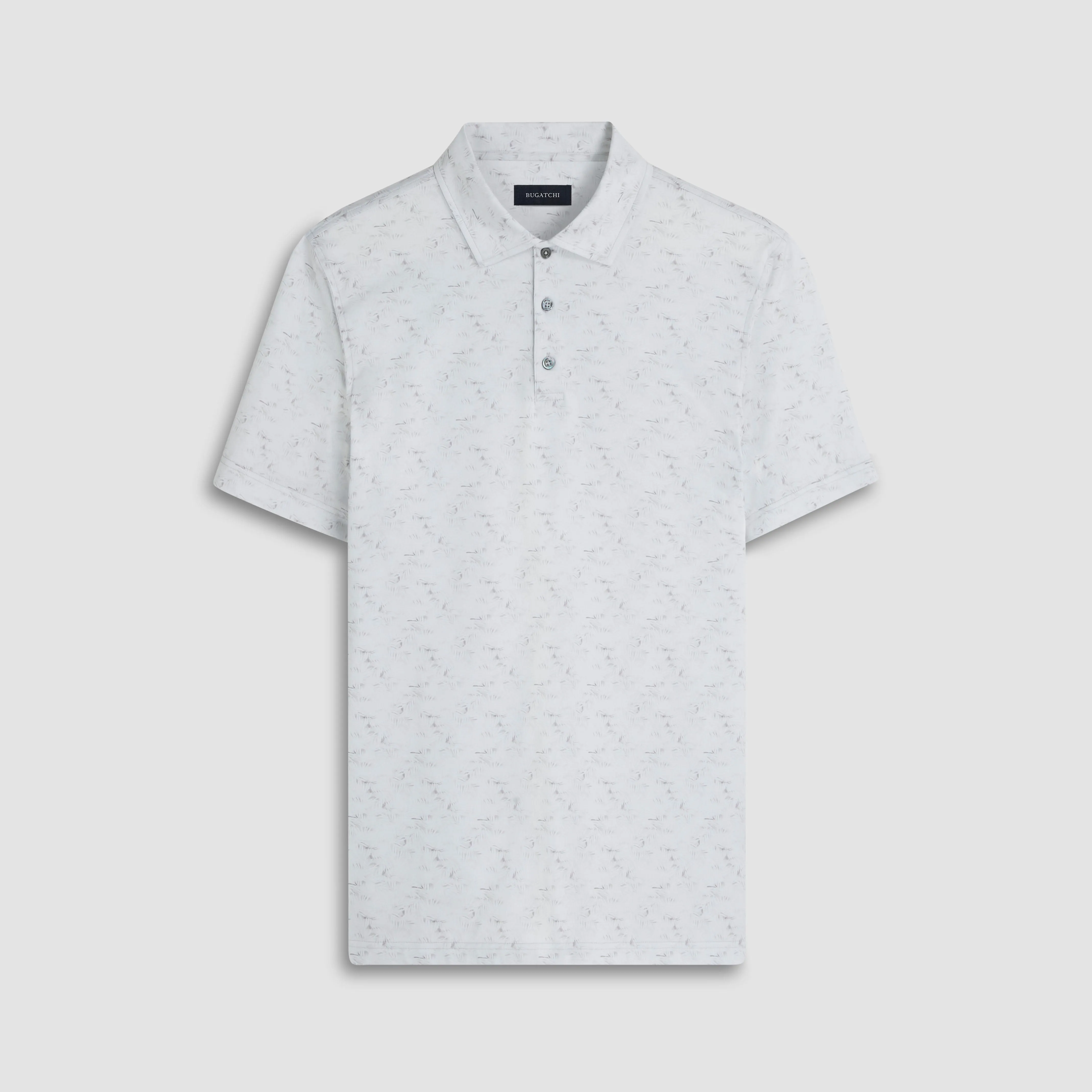 Victor Leaf Print OoohCotton Polo sold by Bugatchi