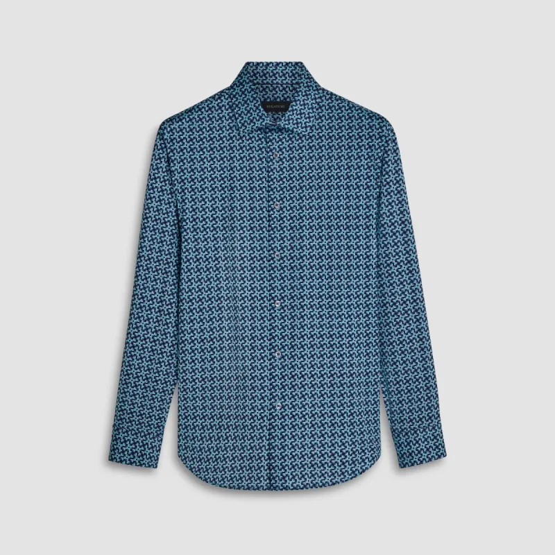 James Geometric OoohCotton Shirt sold by Bugatchi