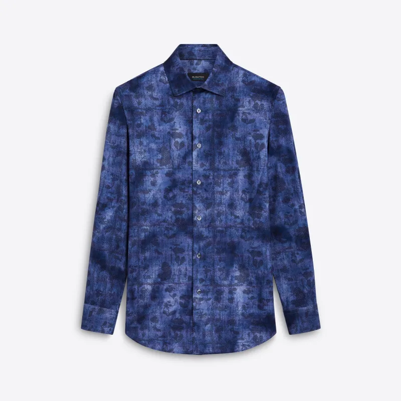 JAMES Abstract Print OoohCotton Shirt sold by Bugatchi