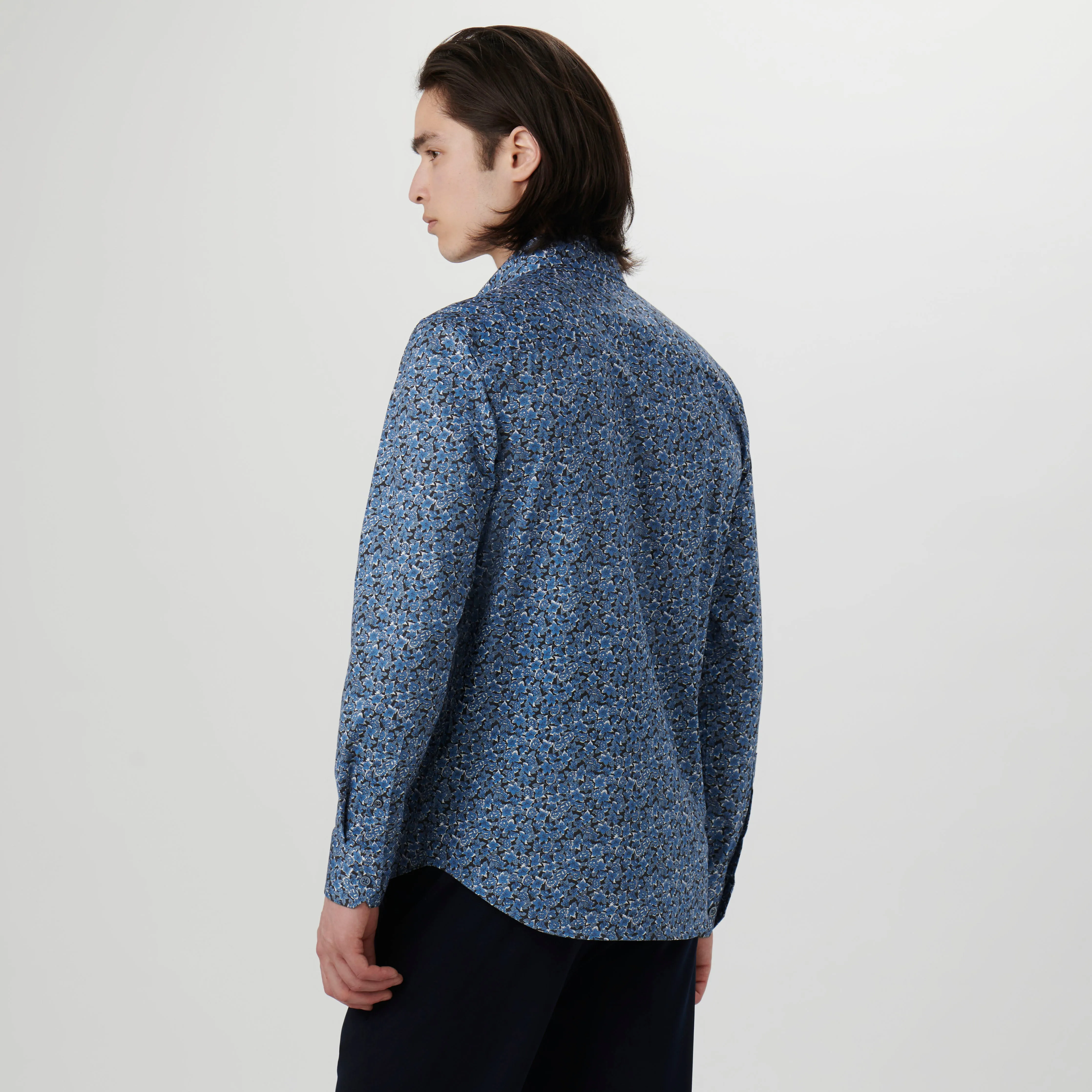 James Abstract Floral OoohCotton Shirt sold by Bugatchi product image thumbnail 4