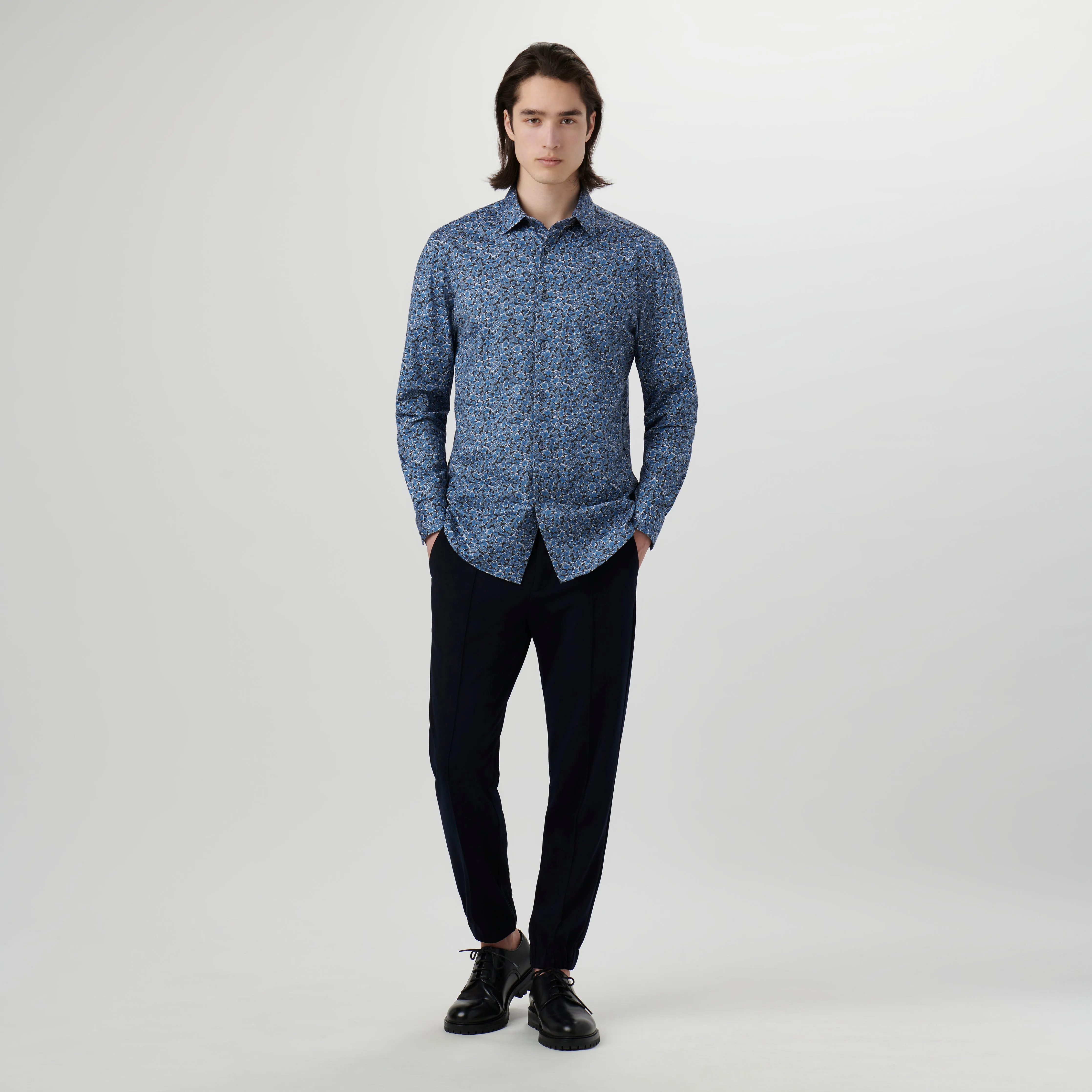 James Abstract Floral OoohCotton Shirt sold by Bugatchi product image thumbnail 5