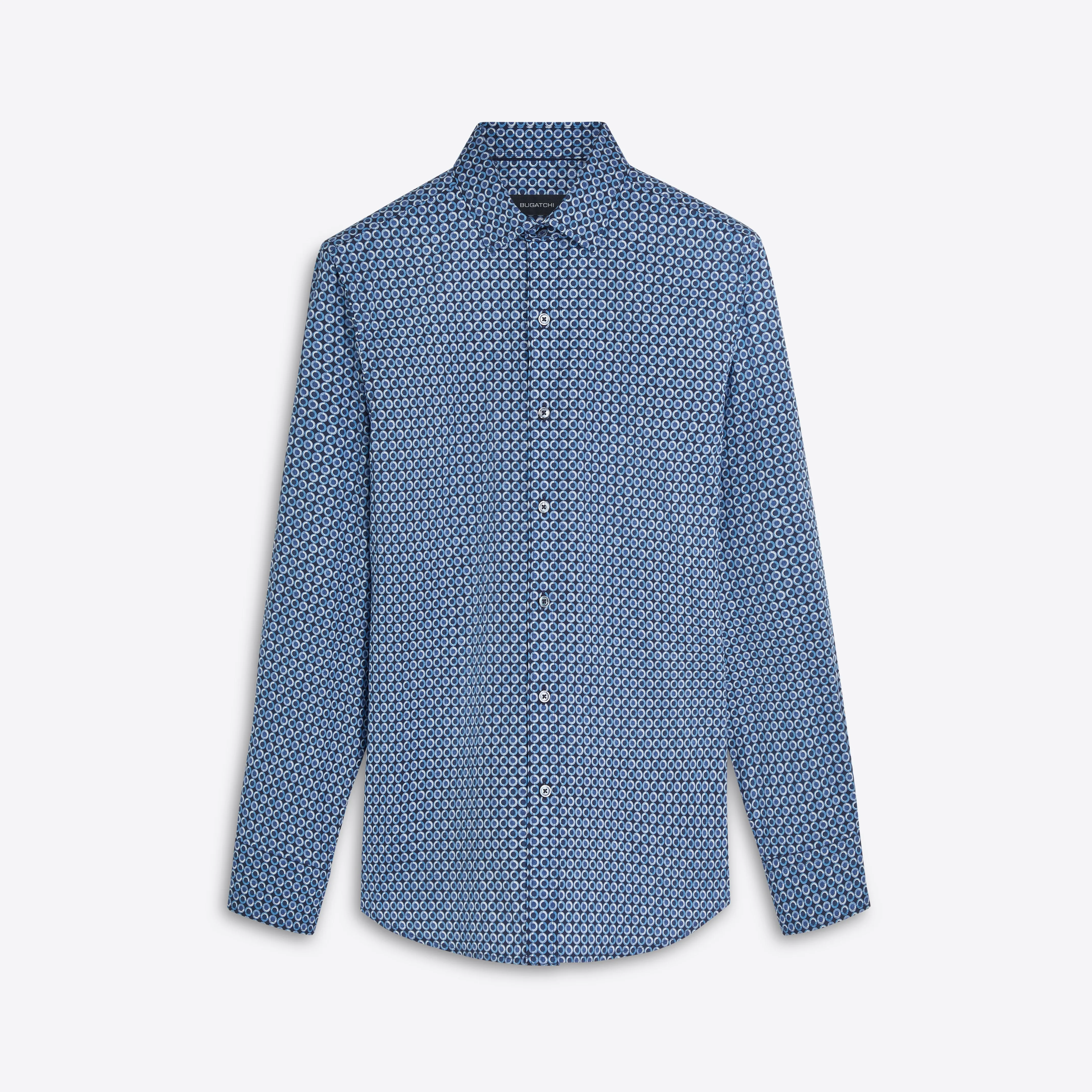 JULIAN Geometric Print Shirt sold by Bugatchi