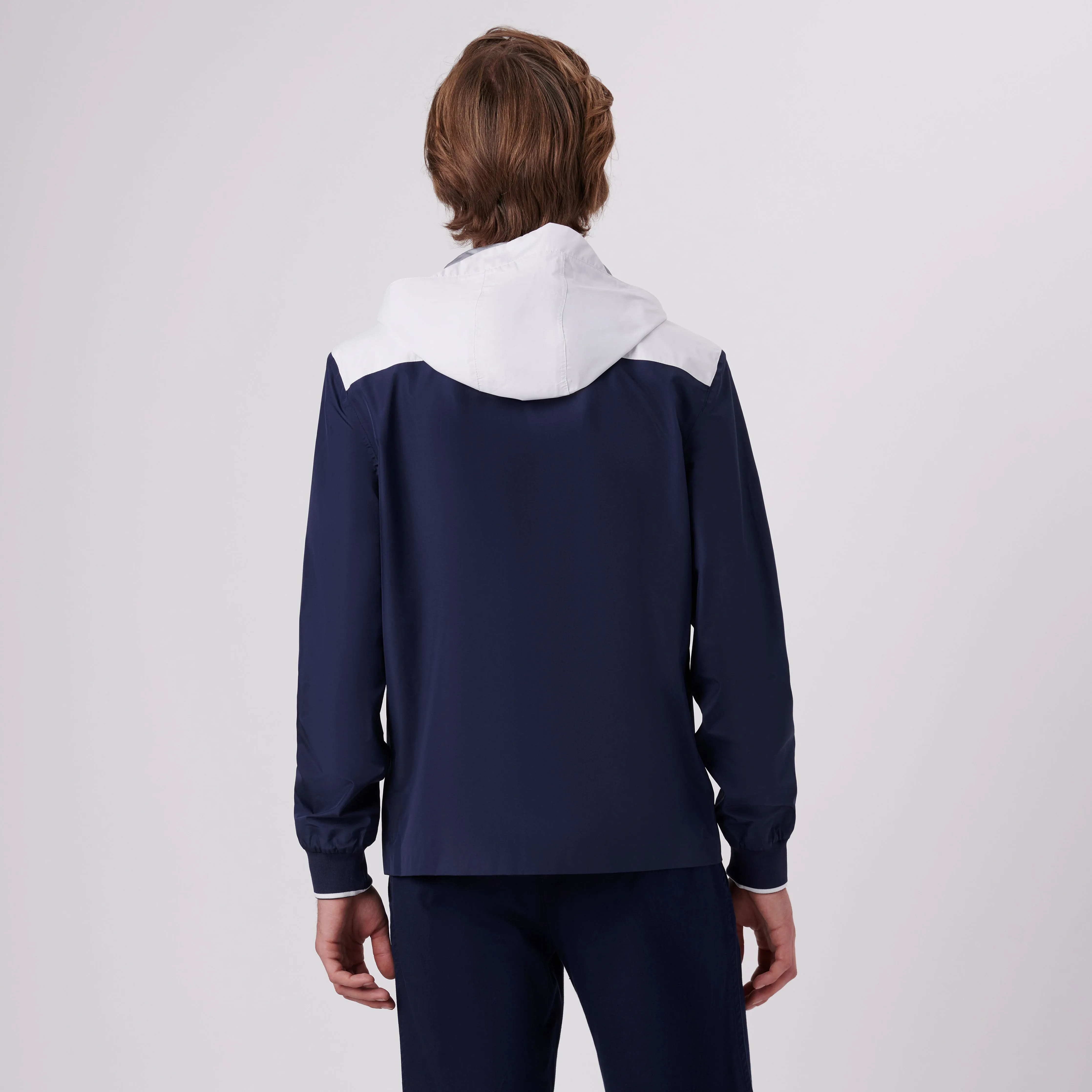 Two-Tone Nylon Windbreaker sold by Bugatchi product image thumbnail 4