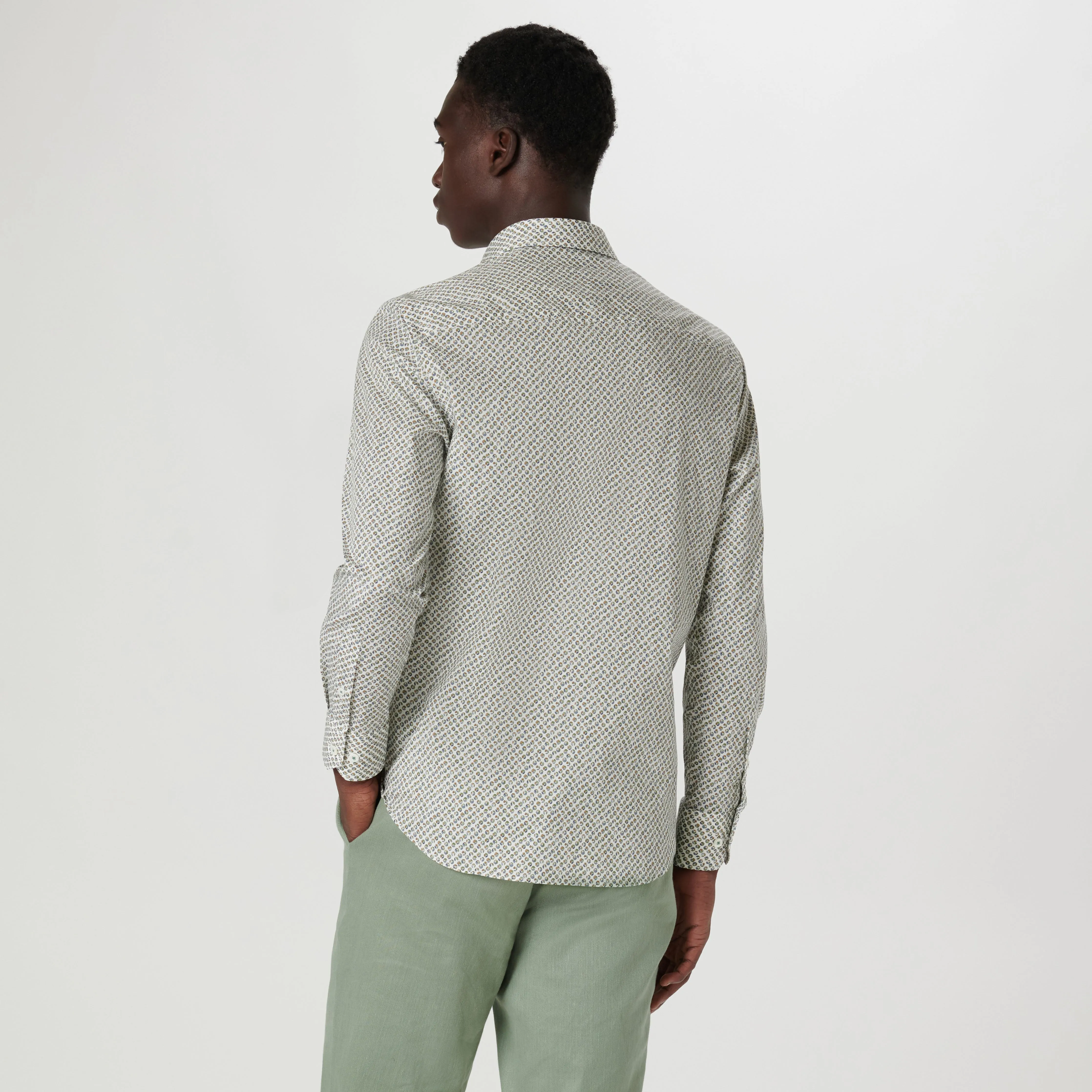 Two-Tone Nylon Windbreaker sold by Bugatchi product image thumbnail 3