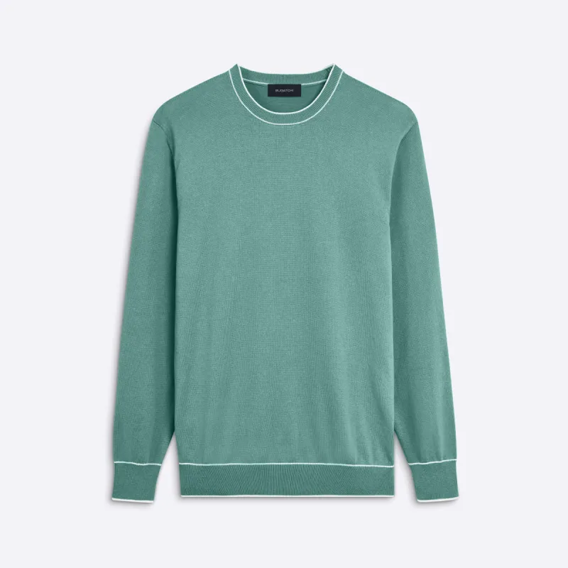 Solid Crew Neck Sweater sold by Bugatchi