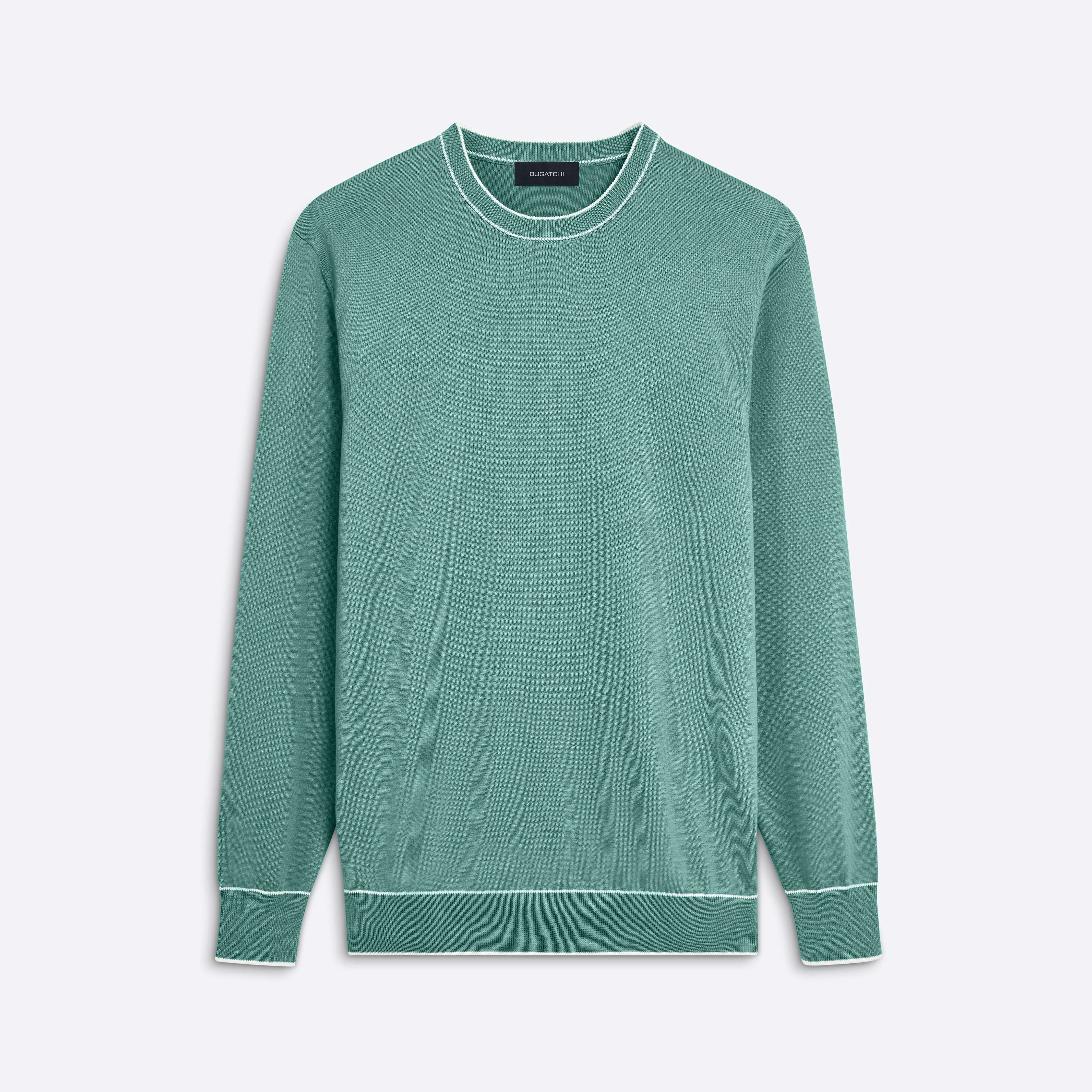 Solid Crew Neck Sweater sold by Bugatchi