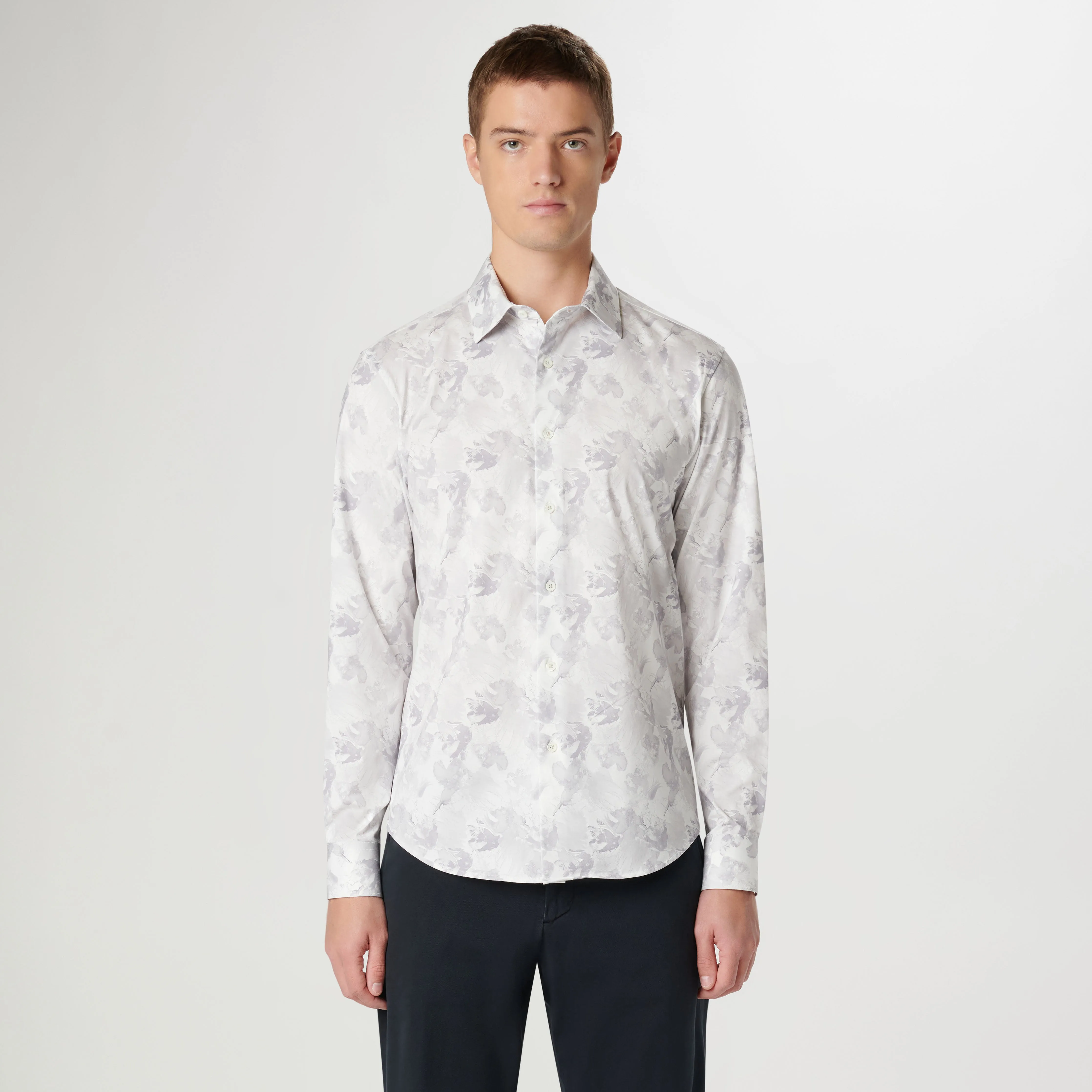 James Abstract OoohCotton Shirt sold by Bugatchi product image thumbnail 2