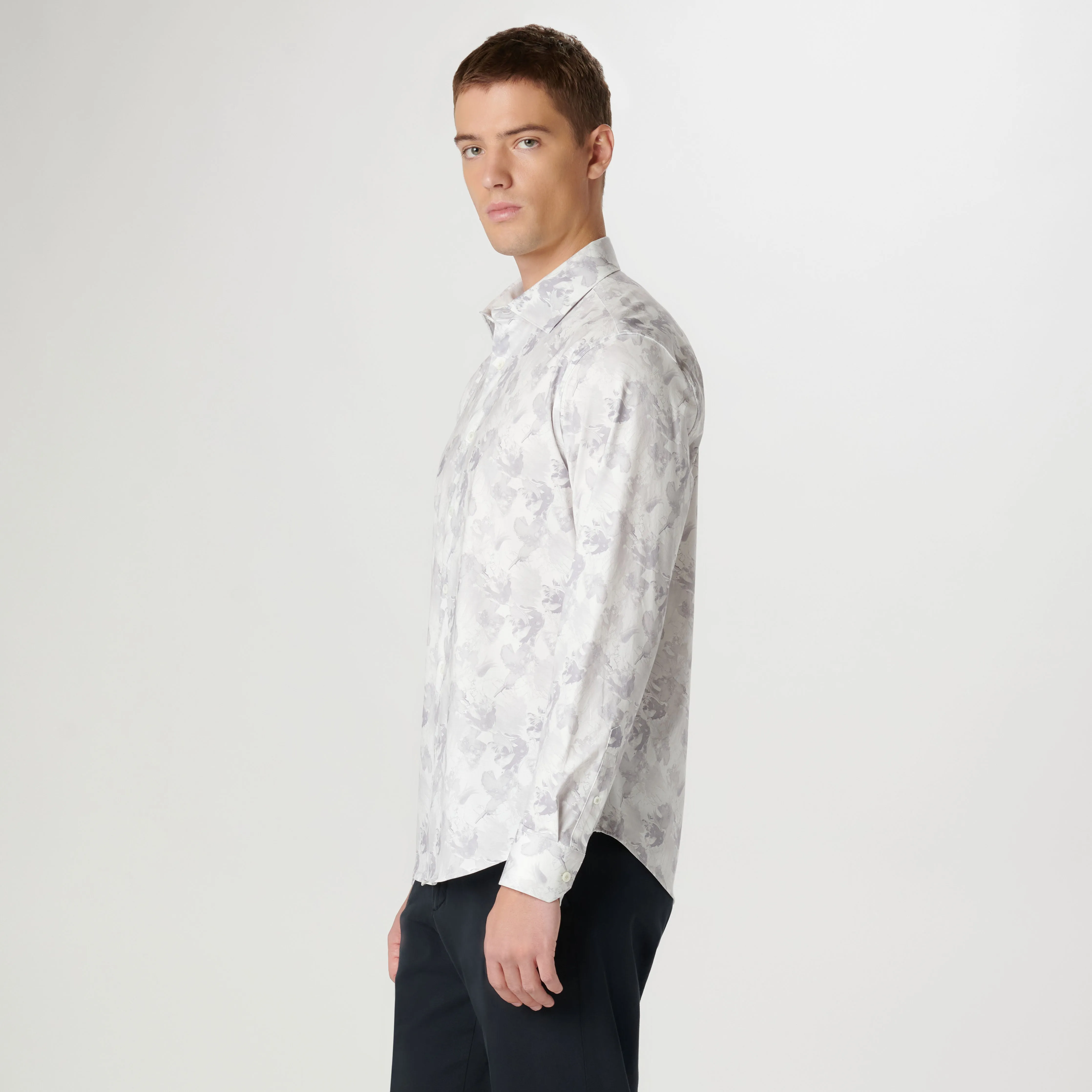 James Abstract OoohCotton Shirt sold by Bugatchi product image thumbnail 3