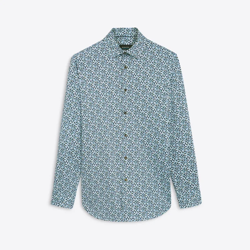 JAMES Geometric Print OoohCotton Shirt sold by Bugatchi