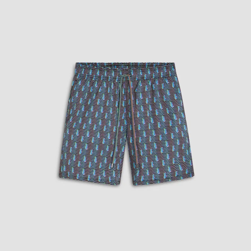 Cosmo Pineapples Swim Trunks made by Bugatchi