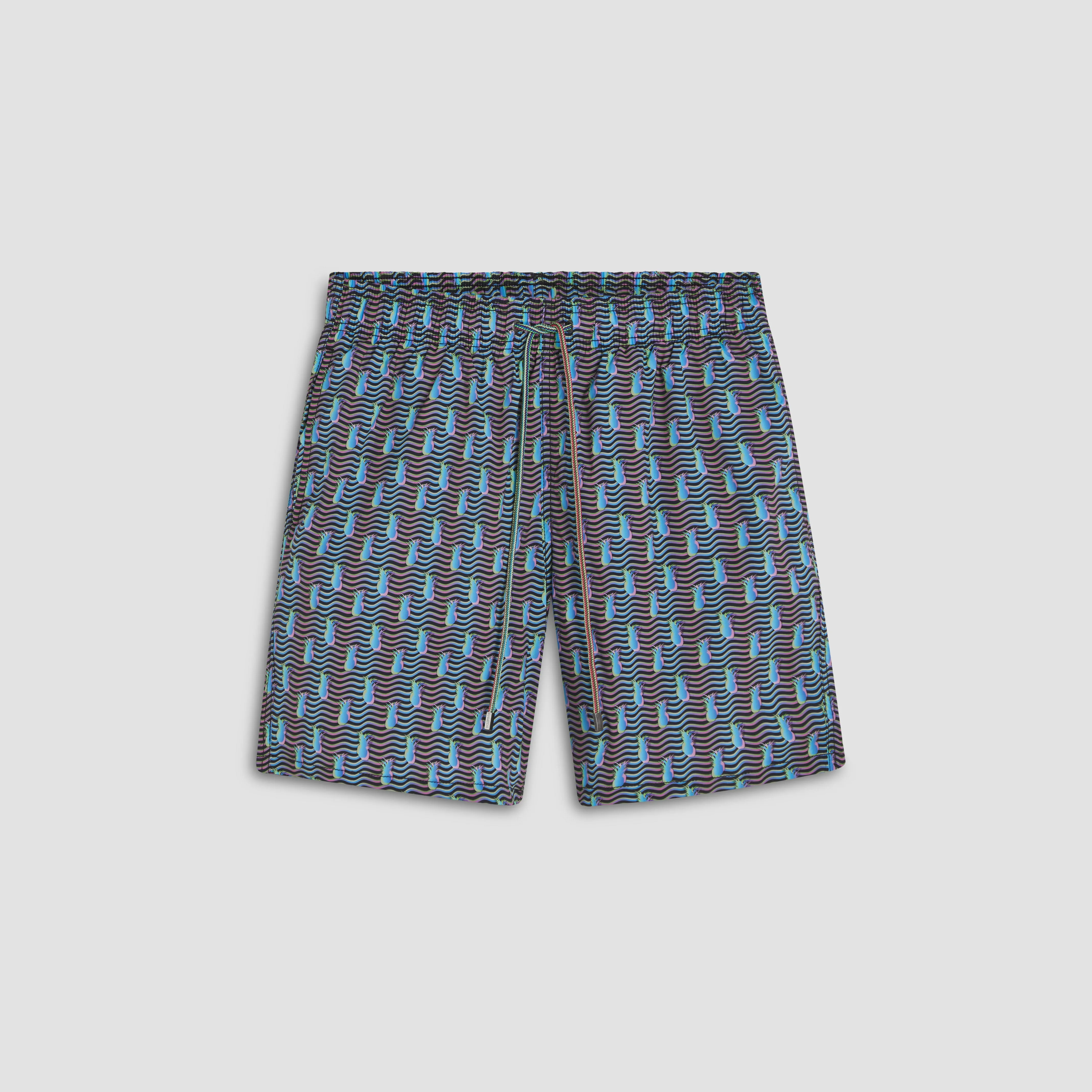 Cosmo Pineapples Swim Trunks sold by Bugatchi