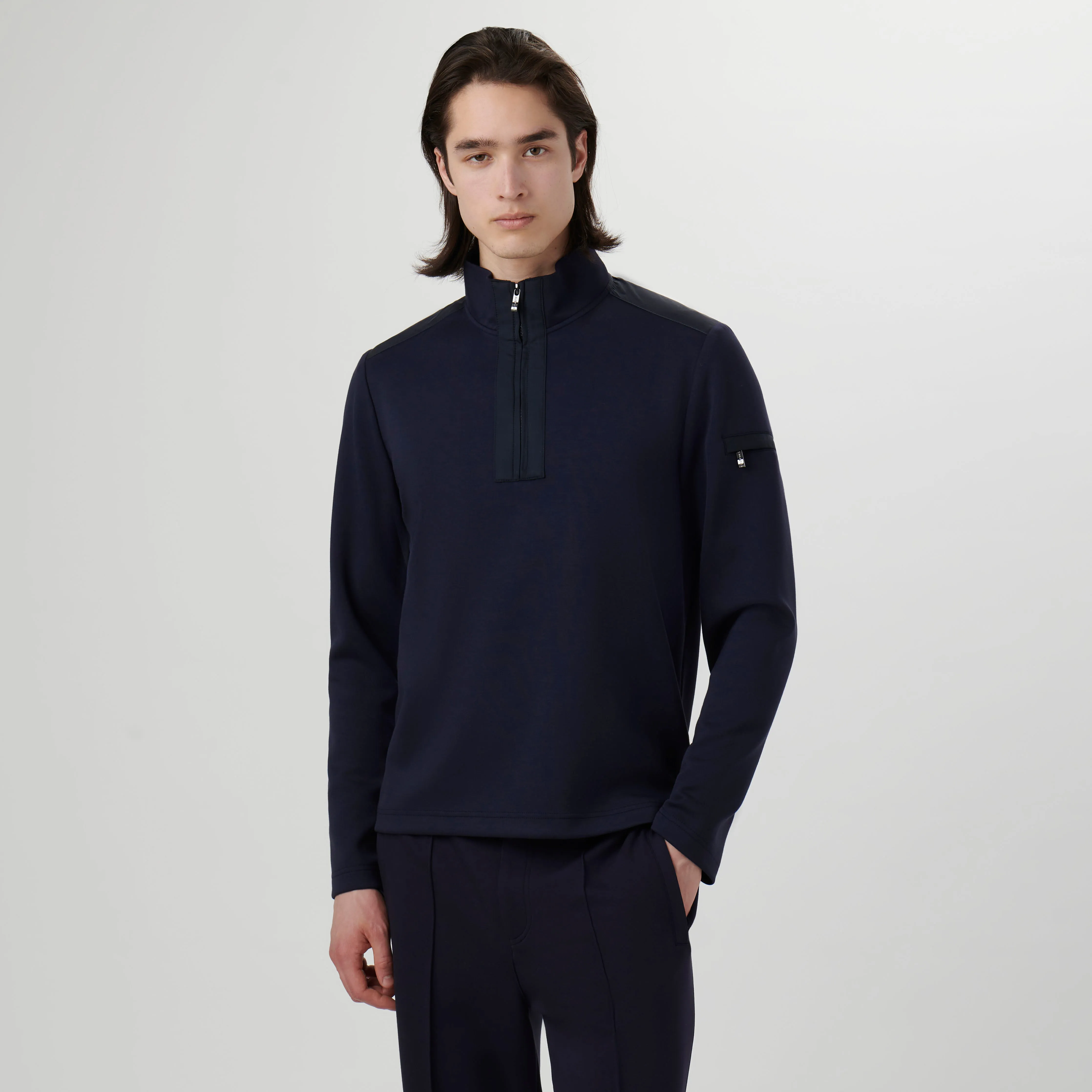Soft Touch Quarter Zip Pullover sold by Bugatchi product image thumbnail 2
