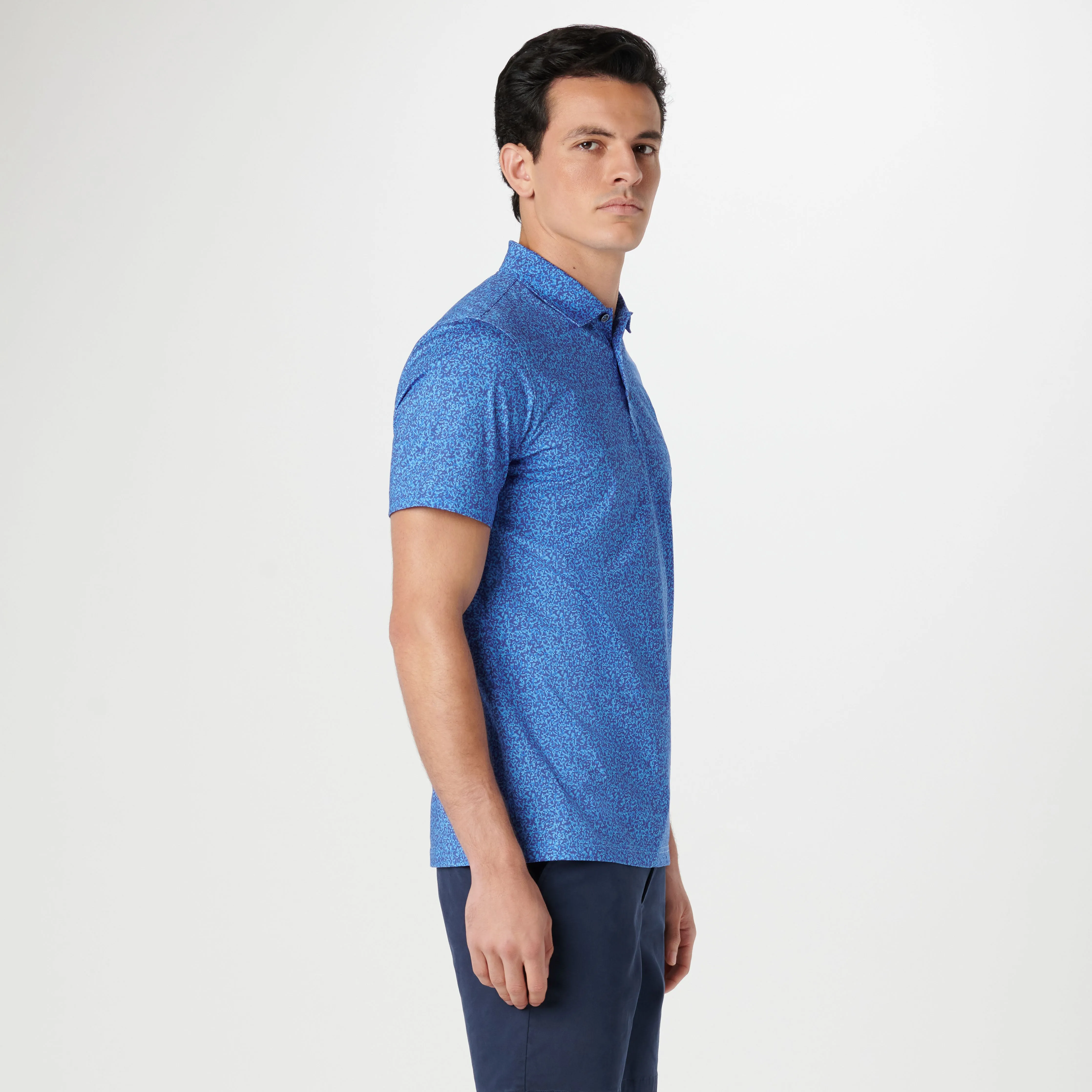 Victor Abstract OoohCotton Polo sold by Bugatchi product image thumbnail 3