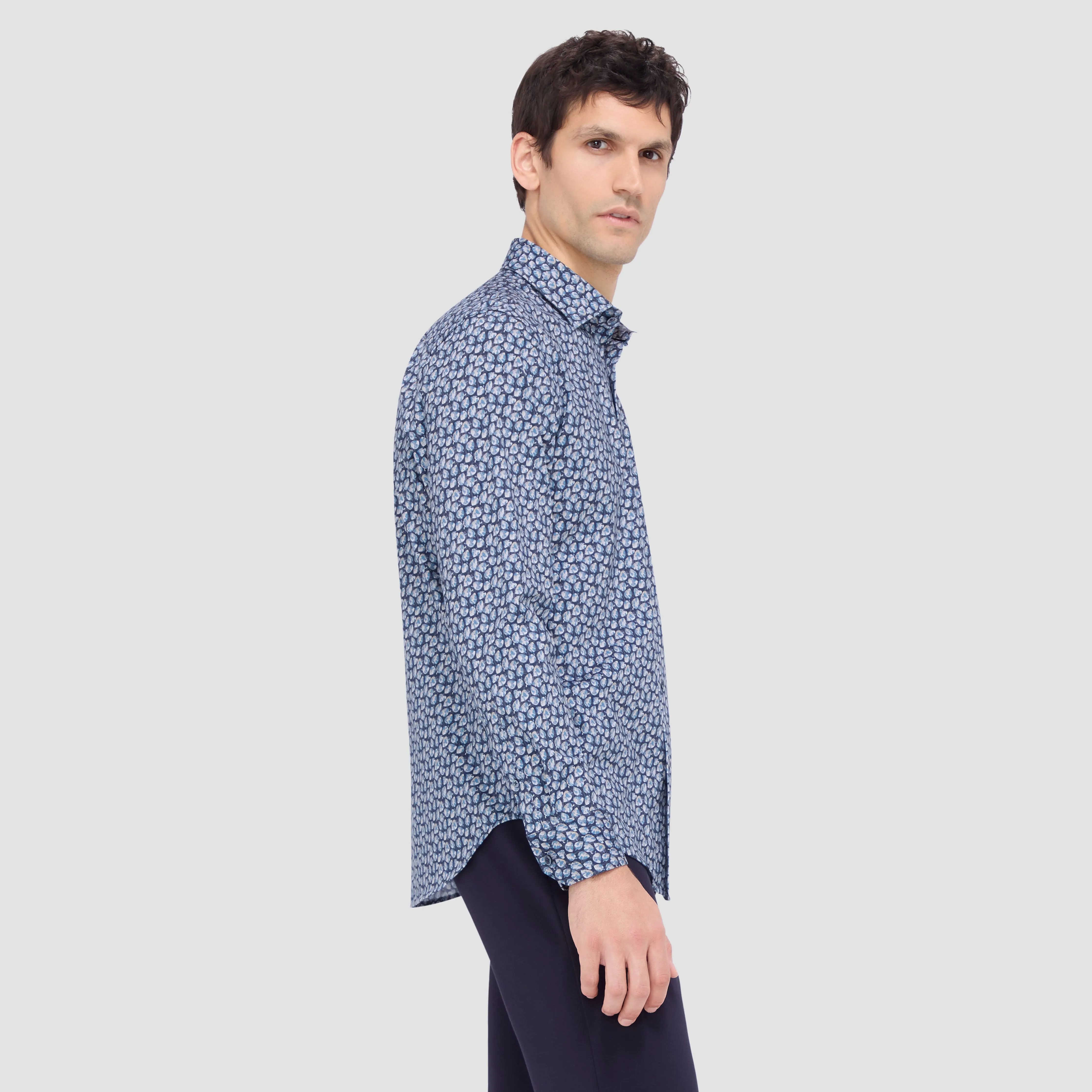James Leaf Print OoohCotton Shirt sold by Bugatchi product image thumbnail 3
