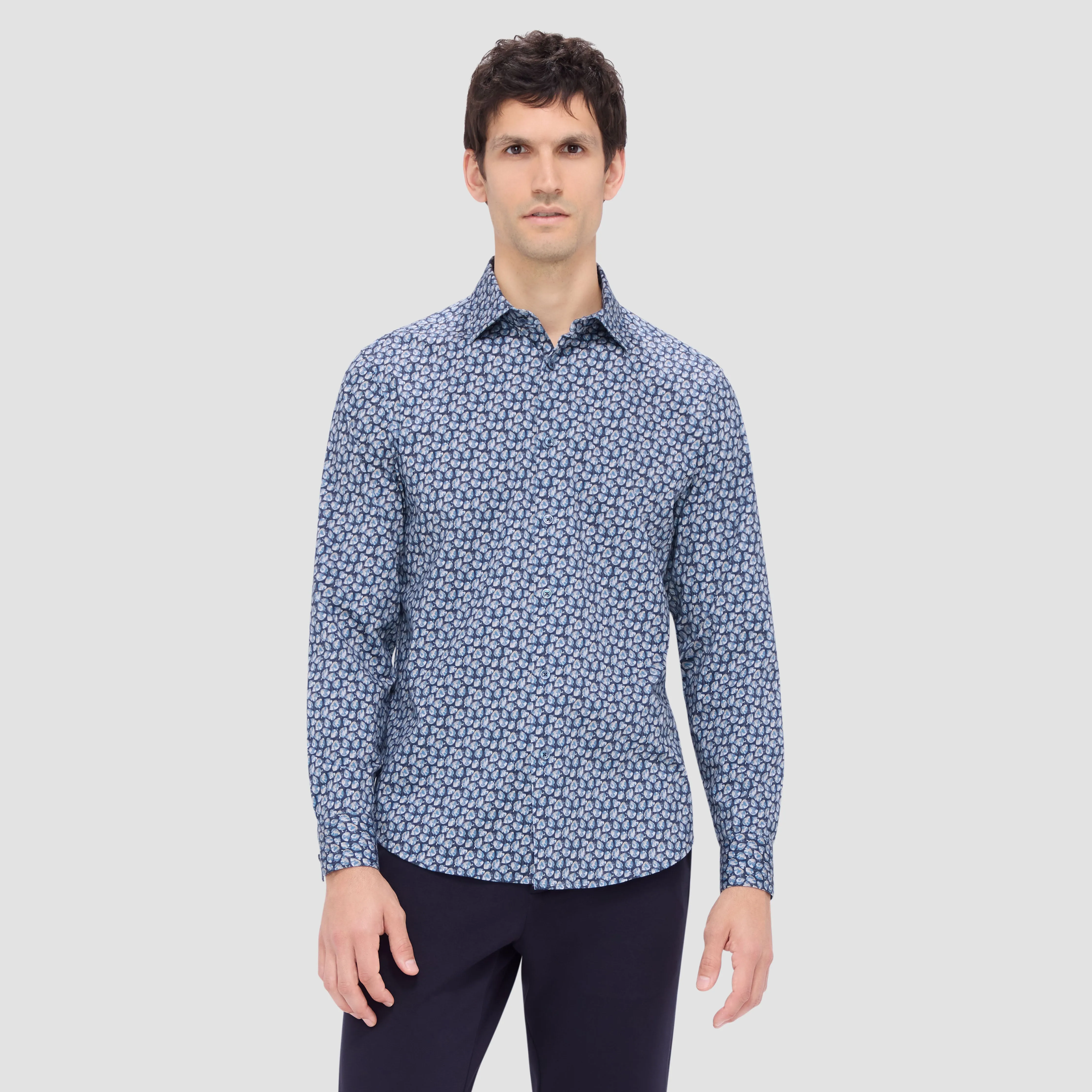 James Leaf Print OoohCotton Shirt sold by Bugatchi product image thumbnail 2