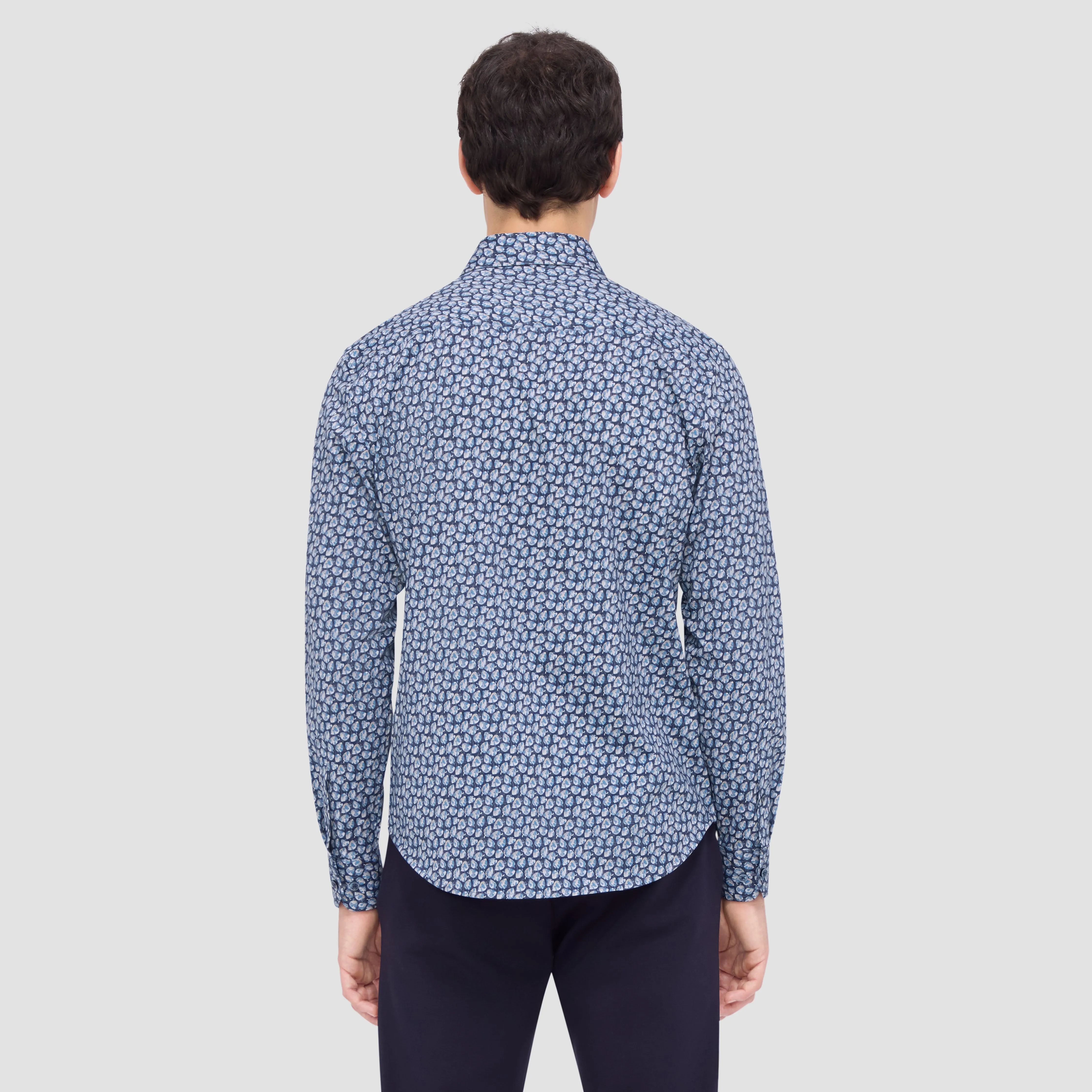 James Leaf Print OoohCotton Shirt sold by Bugatchi product image thumbnail 4