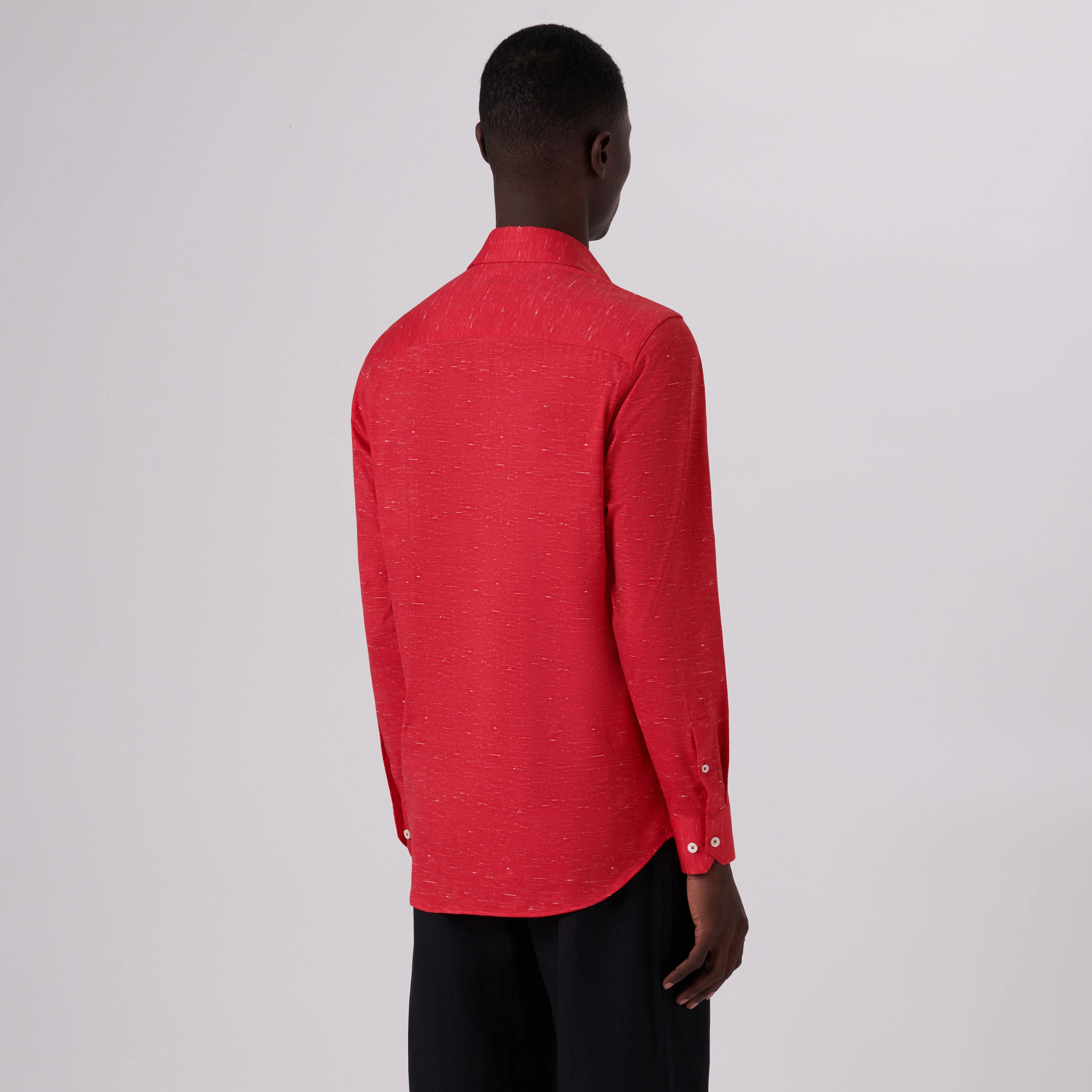 James Heather Print OoohCotton Shirt sold by Bugatchi product image thumbnail 4