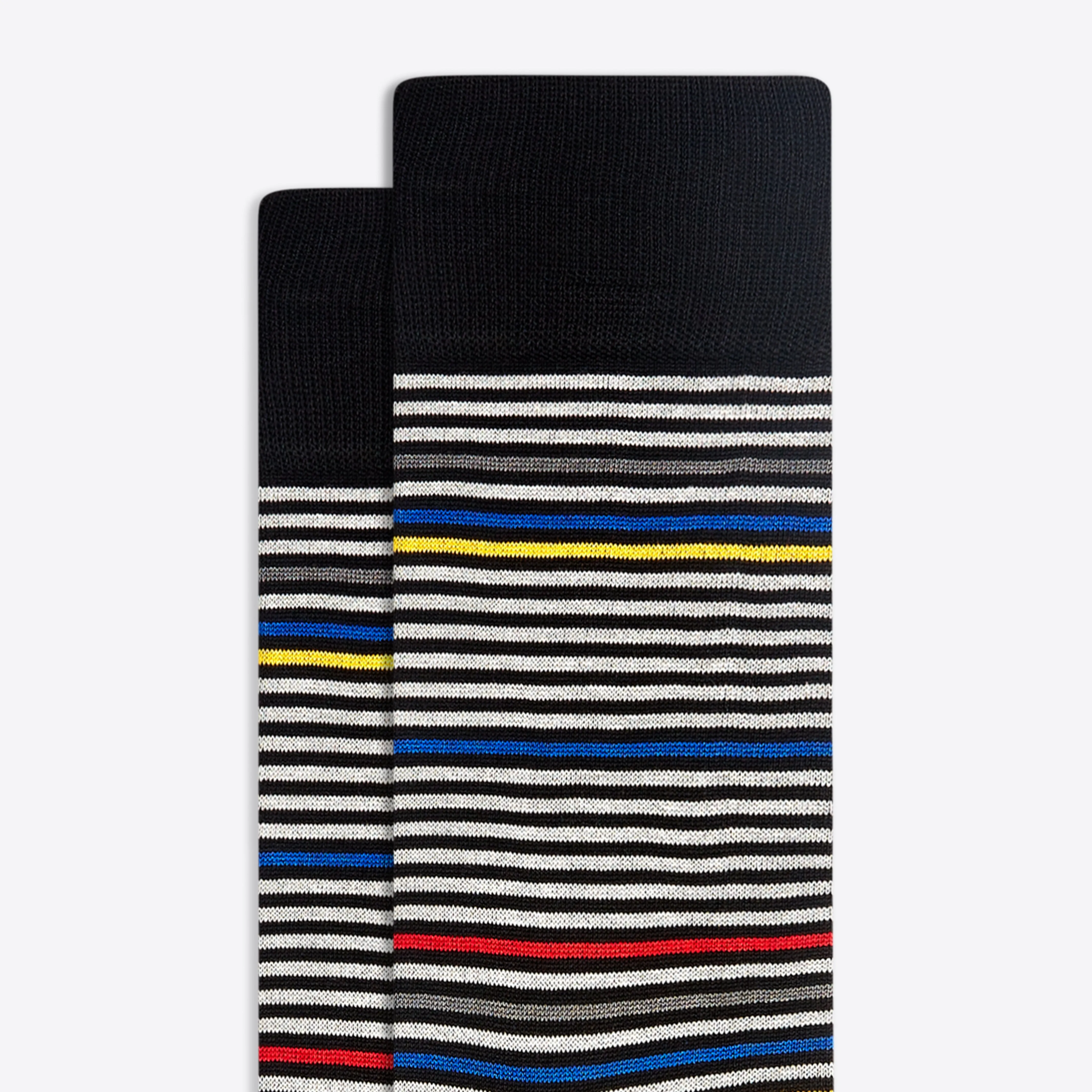 Striped Mid-Calf Socks sold by Bugatchi product image thumbnail 2