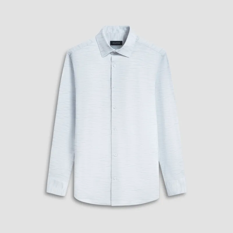 James Stitch Print OoohCotton Shirt sold by Bugatchi