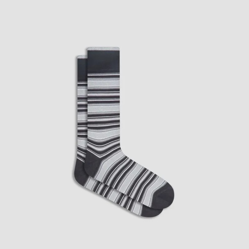 Striped Mid-Calf Socks sold by Bugatchi