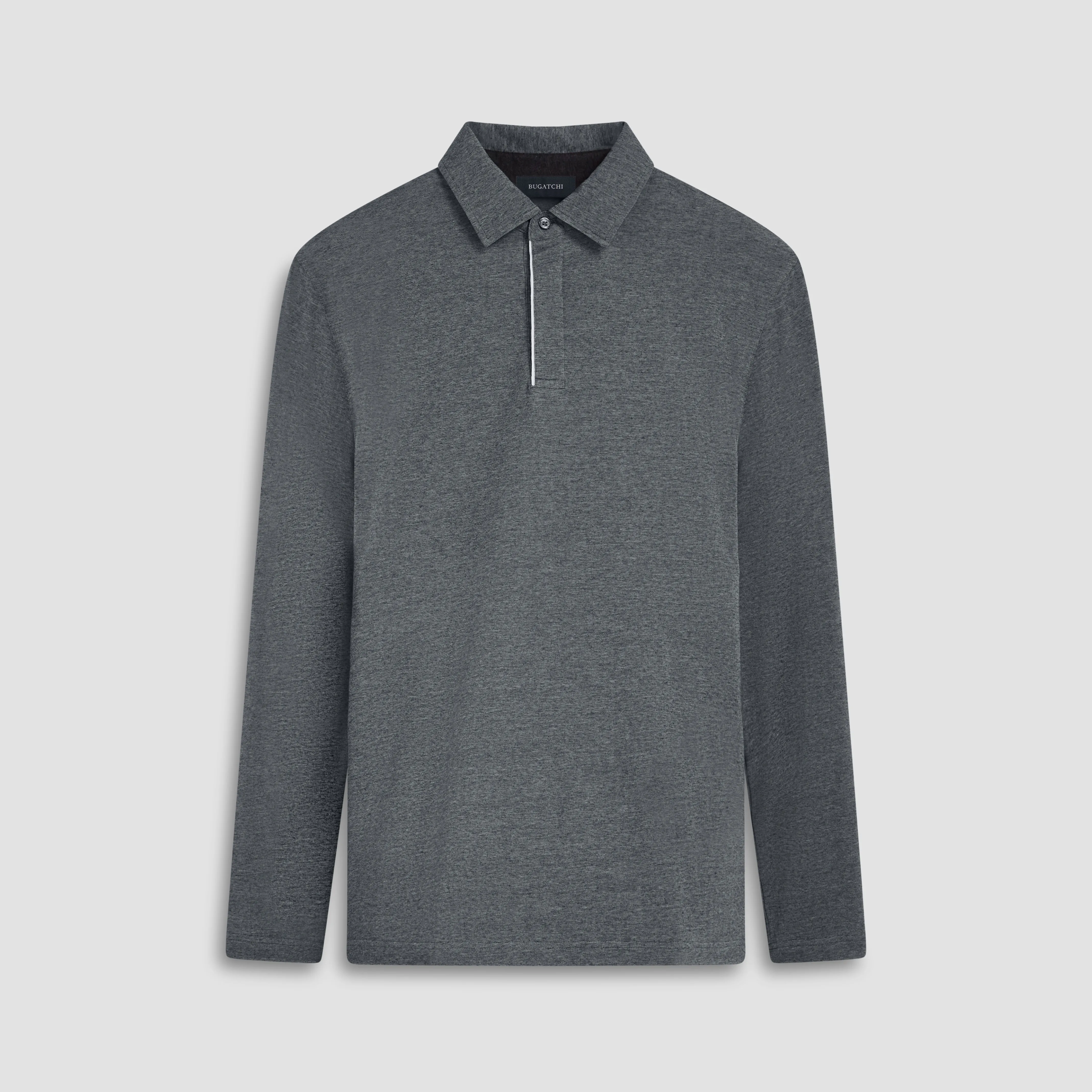 Long-sleeved Polo Shirt sold by Bugatchi