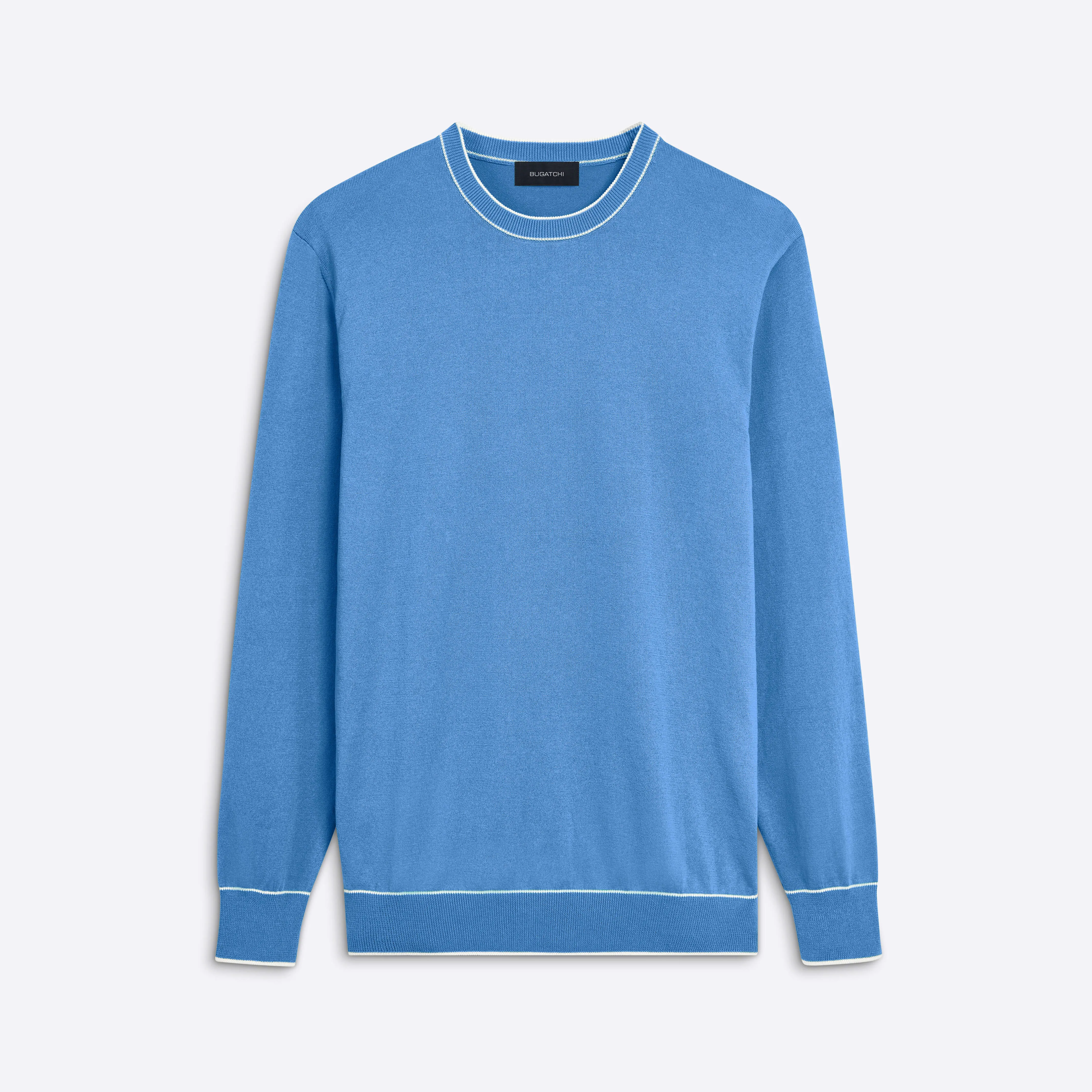 Solid Crew Neck Sweater sold by Bugatchi
