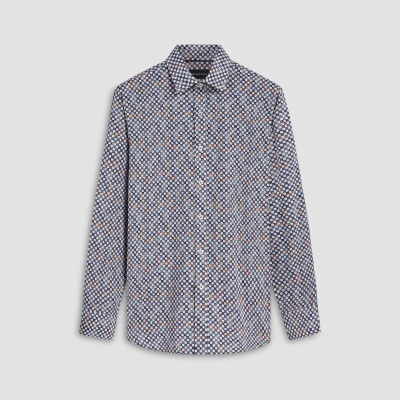Julian Geometric Print Shirt sold by Bugatchi