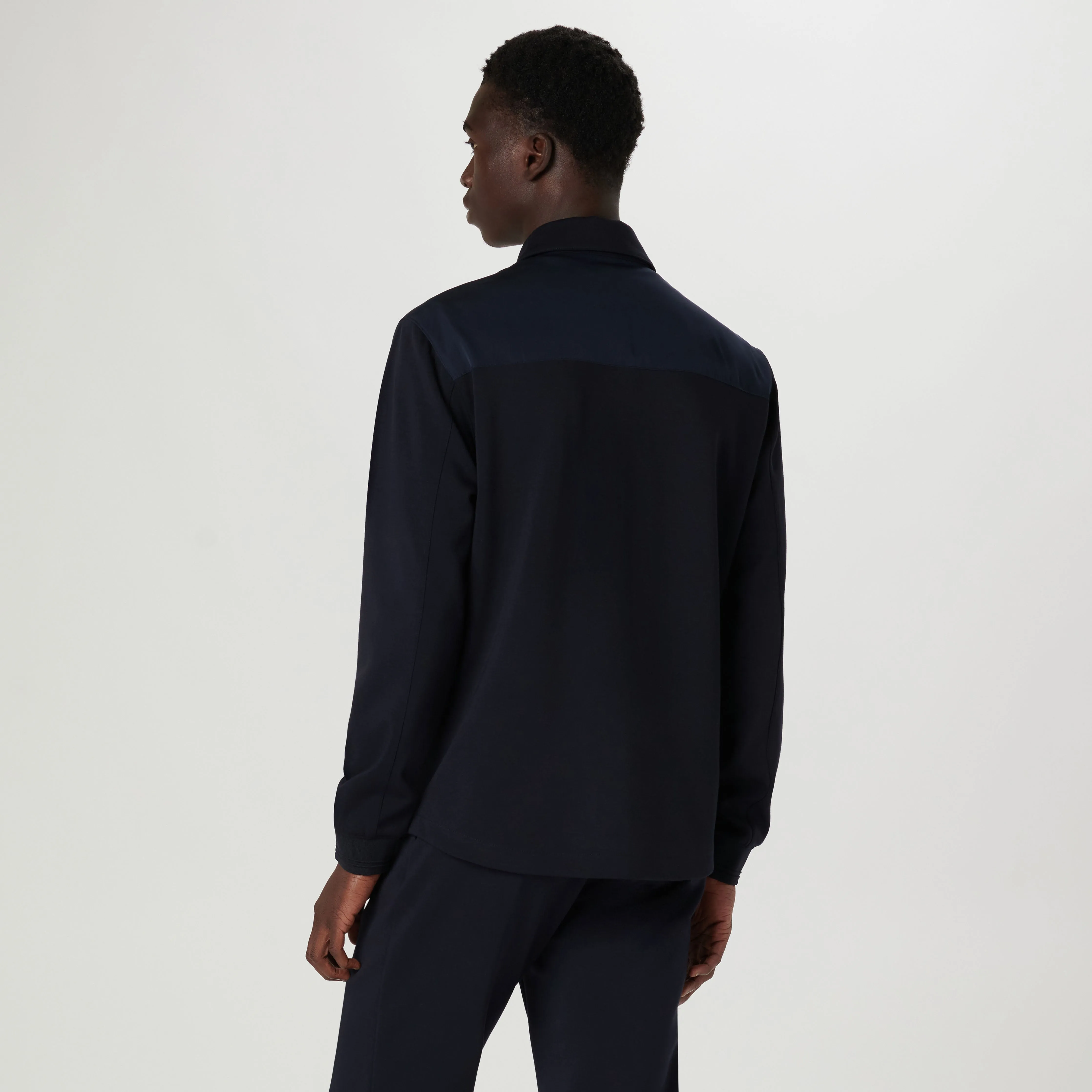 Soft Touch Performance Shirt Jacket sold by Bugatchi product image thumbnail 4