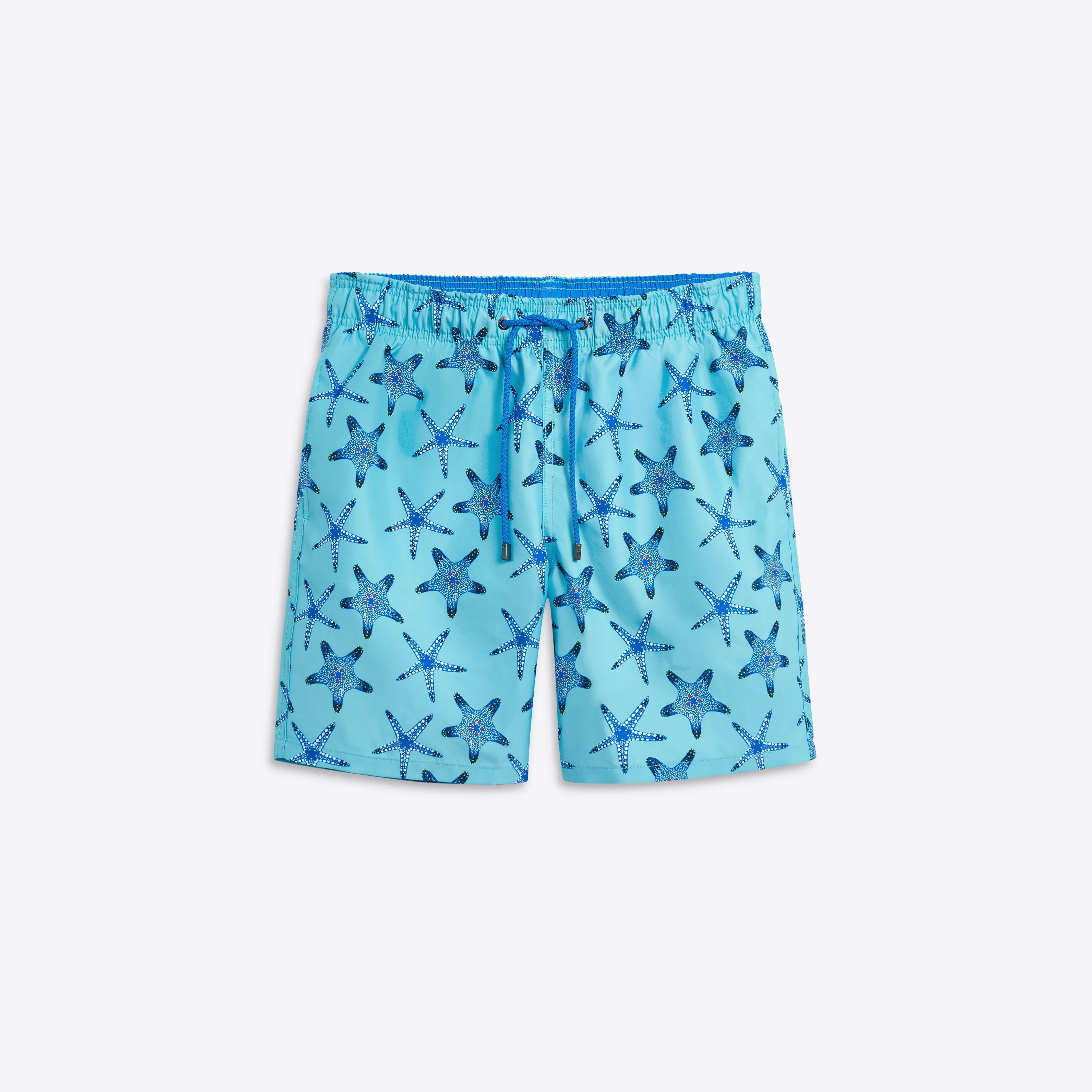 DELANO Starfish Print Swim Trunks sold by Bugatchi