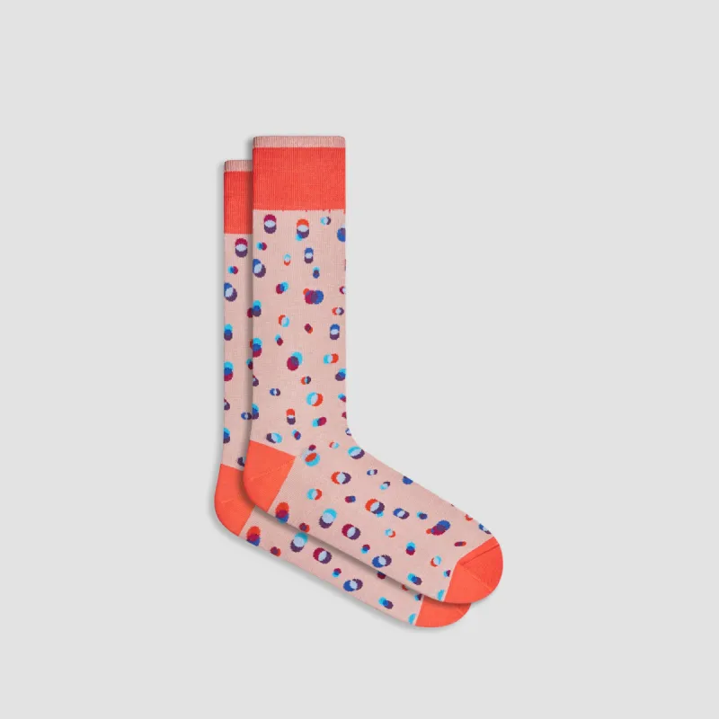 Geometric Mid-Calf Socks sold by Bugatchi