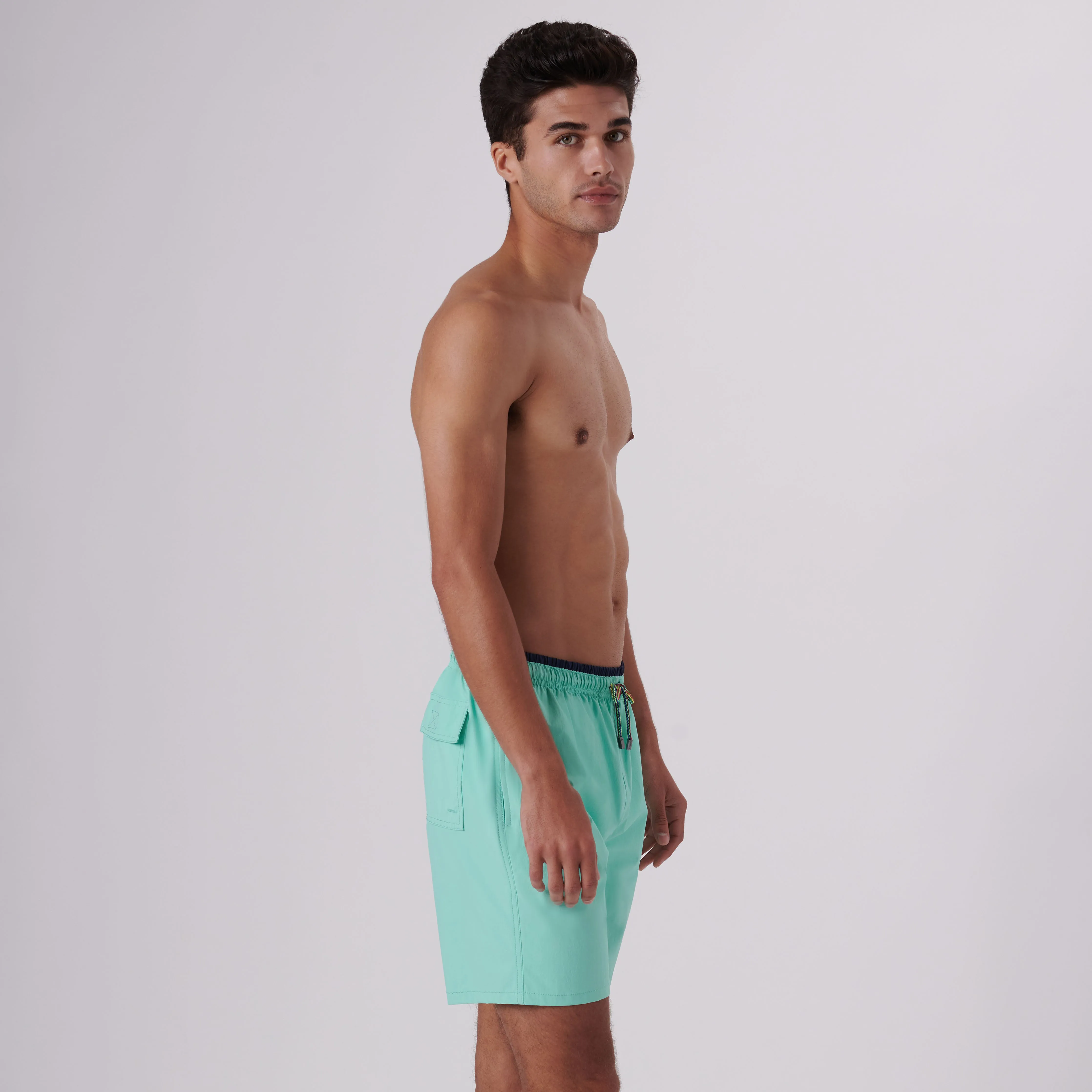 Quinn Solid Swim Trunks sold by Bugatchi product image thumbnail 4
