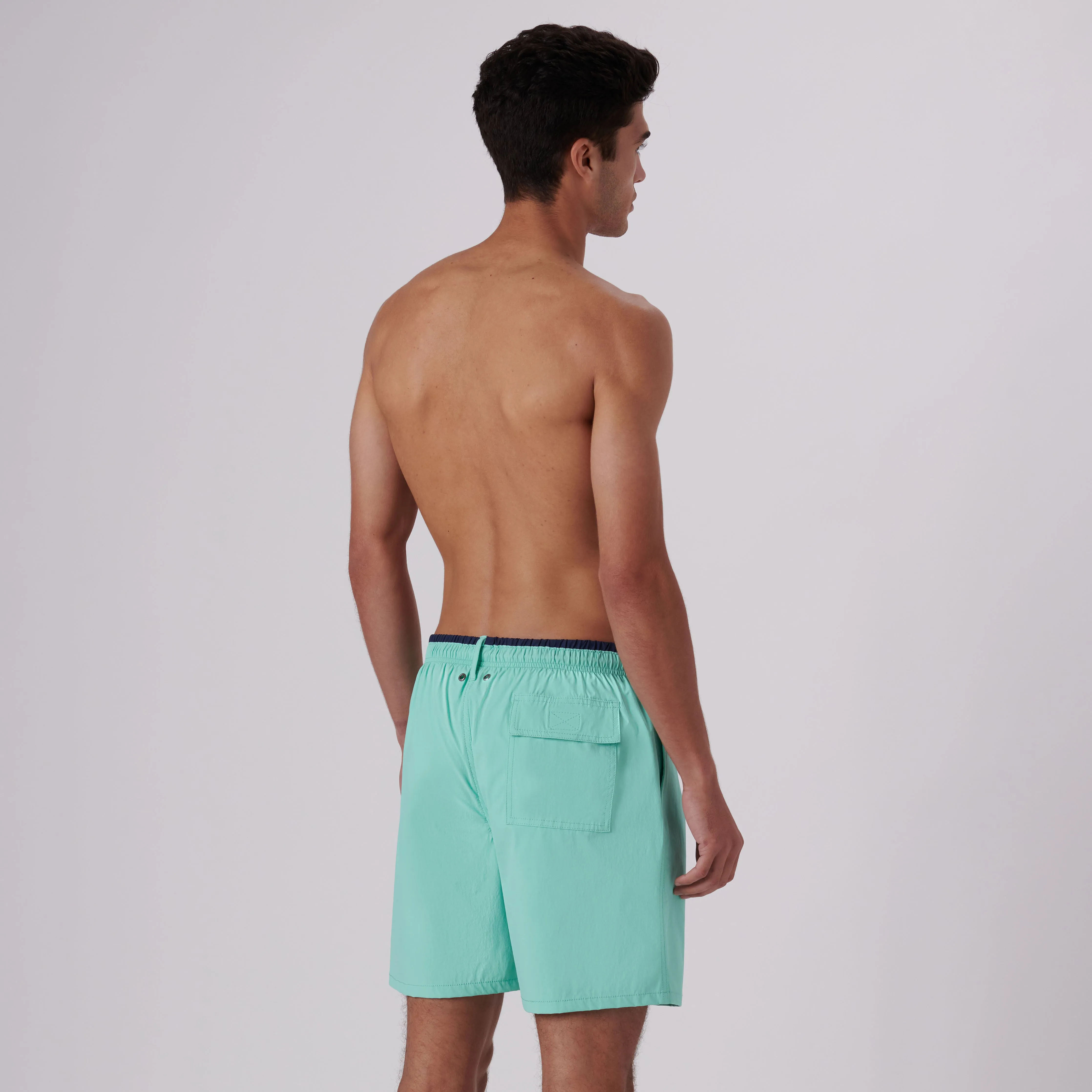 Quinn Solid Swim Trunks sold by Bugatchi product image thumbnail 5