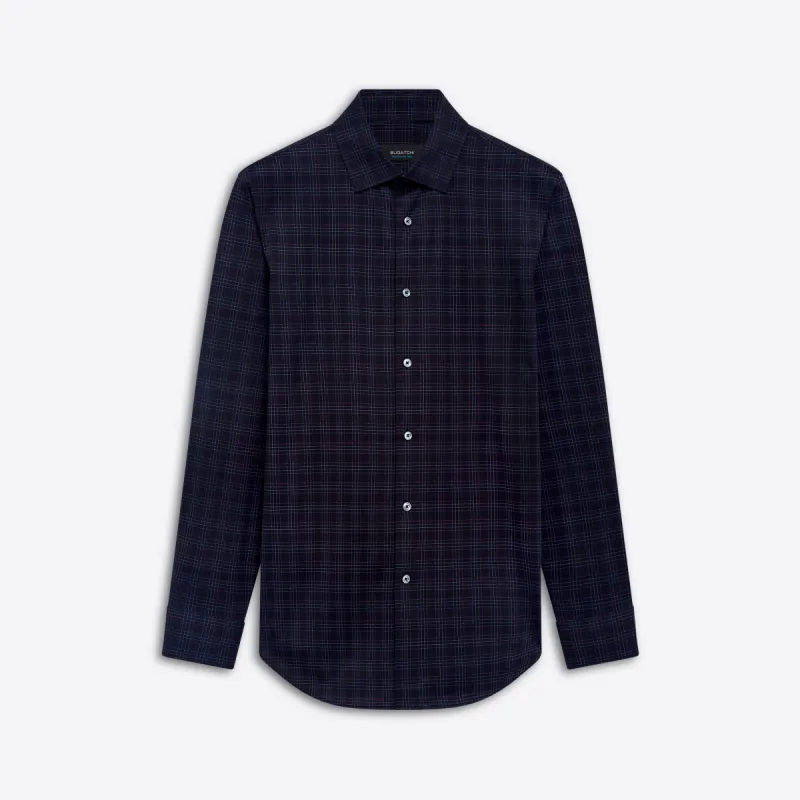 JAMES Plaid Check OoohCotton Shirt sold by Bugatchi