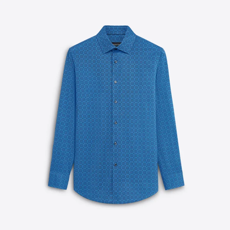 JAMES Diamond Print OoohCotton Shirt sold by Bugatchi