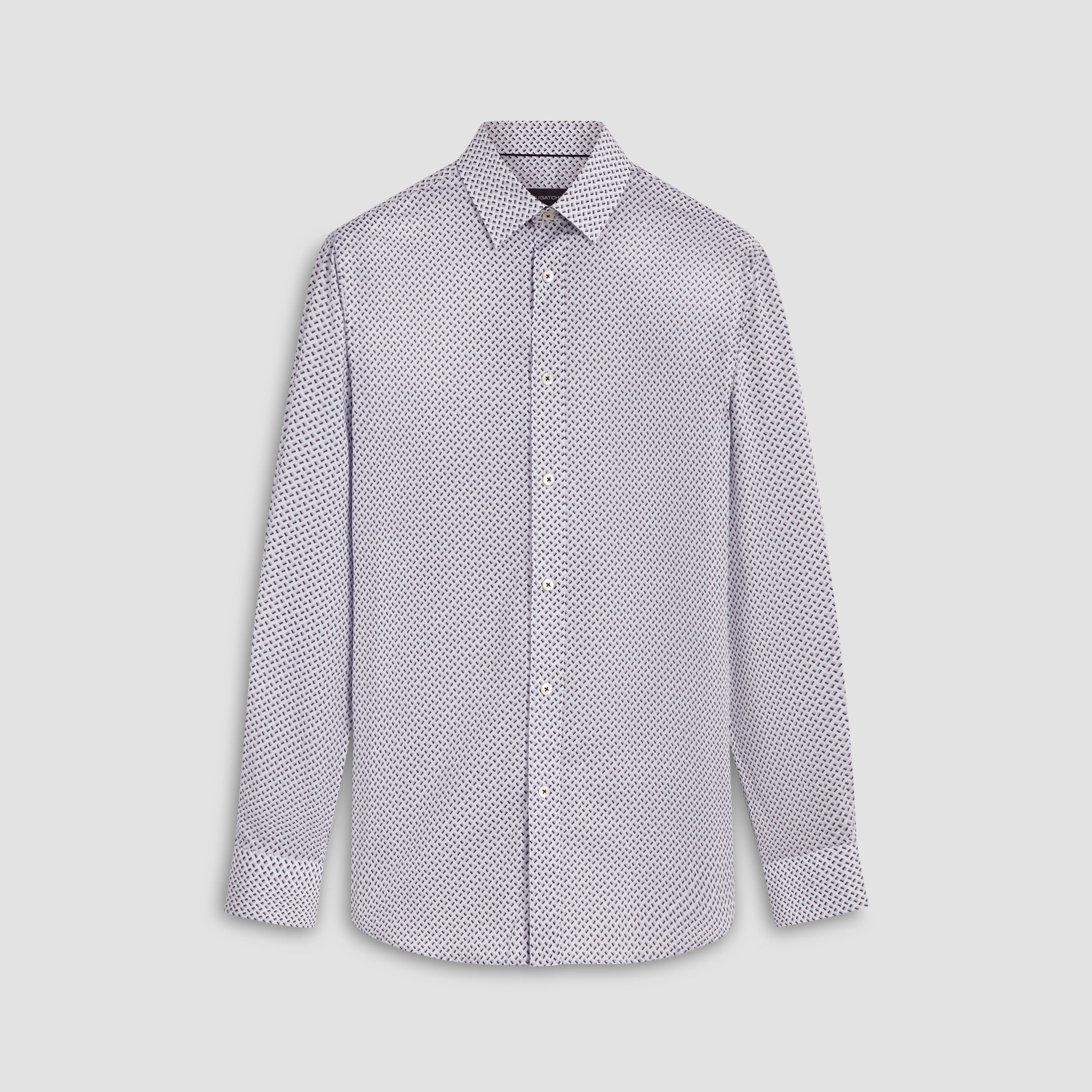 Julian Geometric Print Shirt sold by Bugatchi