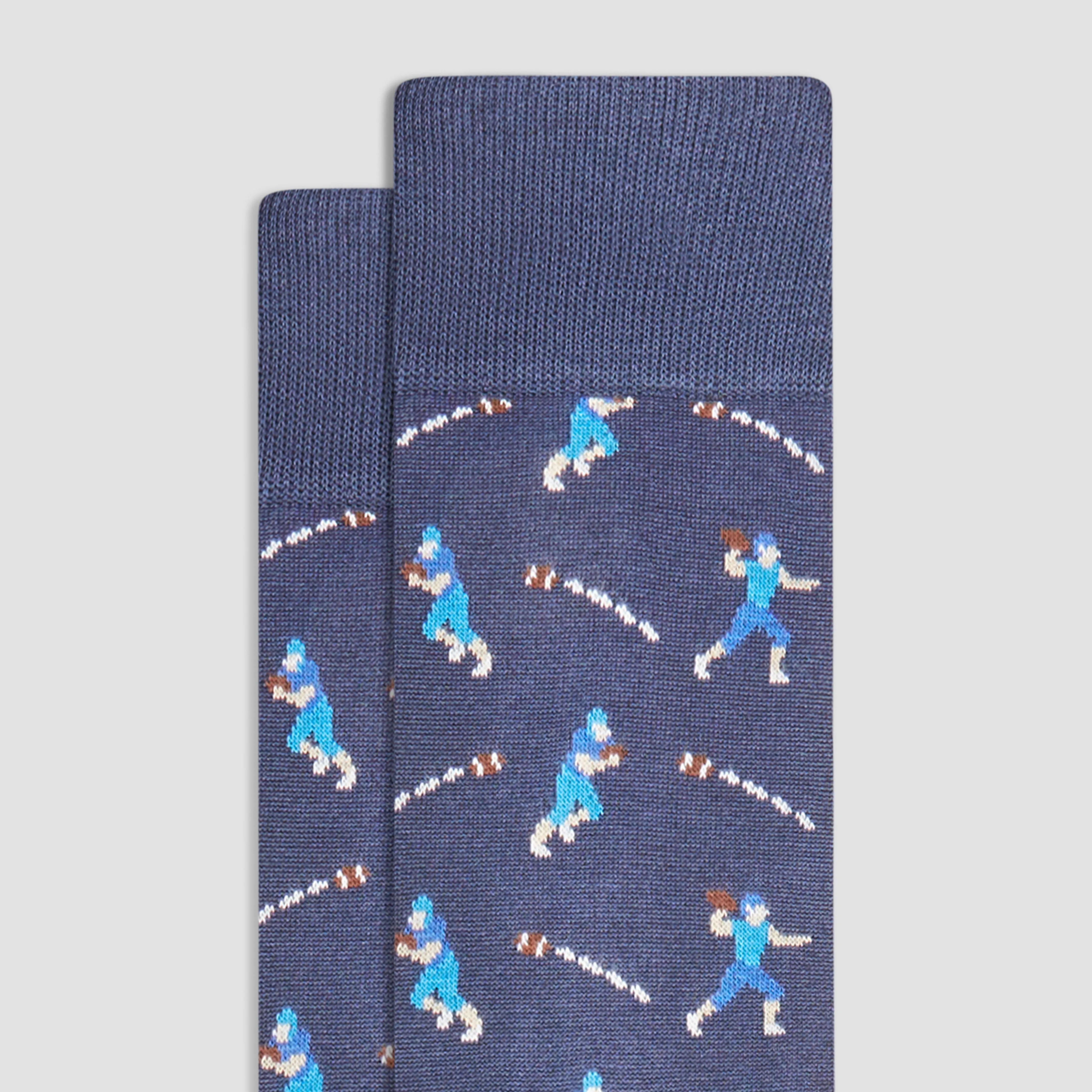 Football Player Mid-Calf Socks sold by Bugatchi product image thumbnail 2