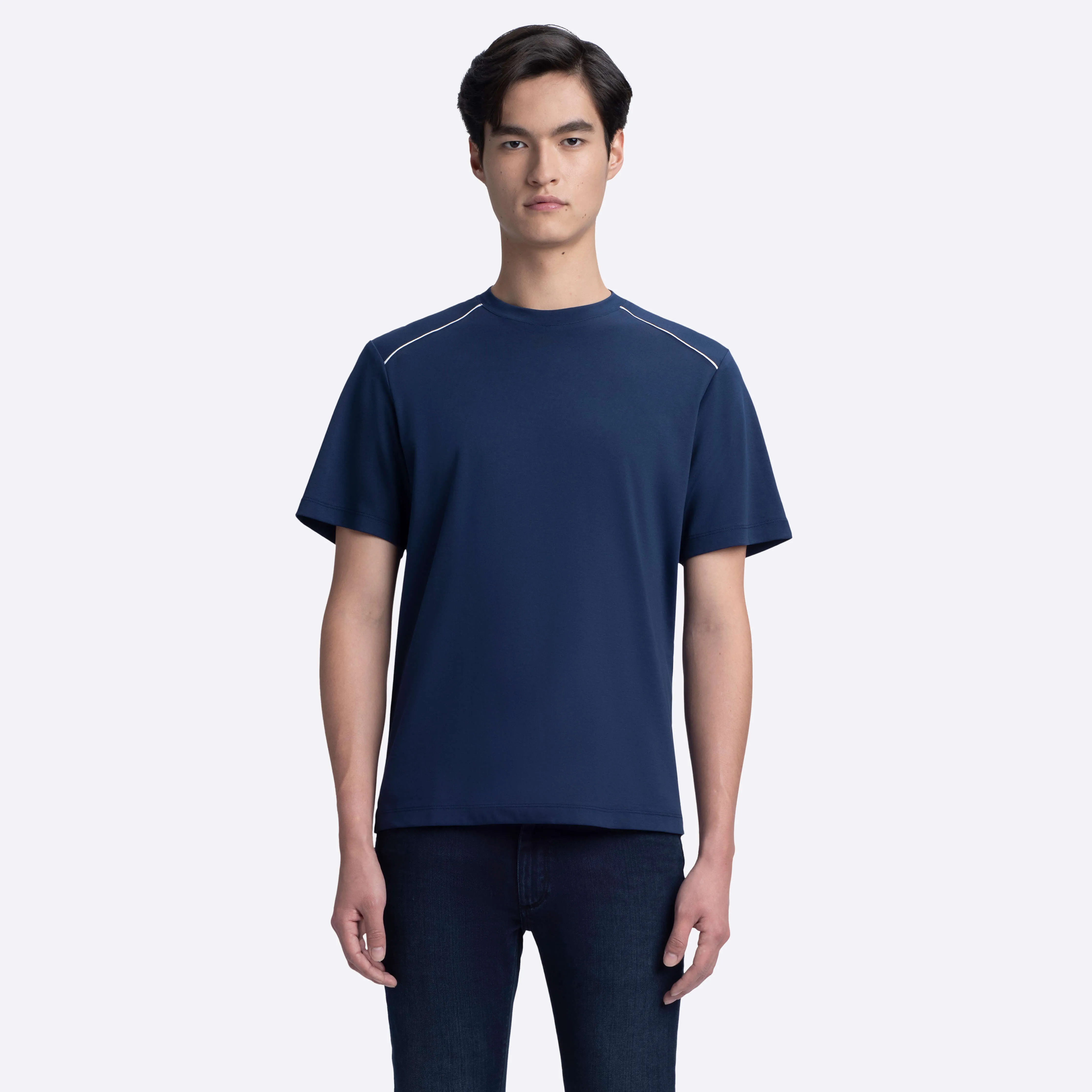 Short Sleeve Crew Neck T-Shirt sold by Bugatchi product image thumbnail 2