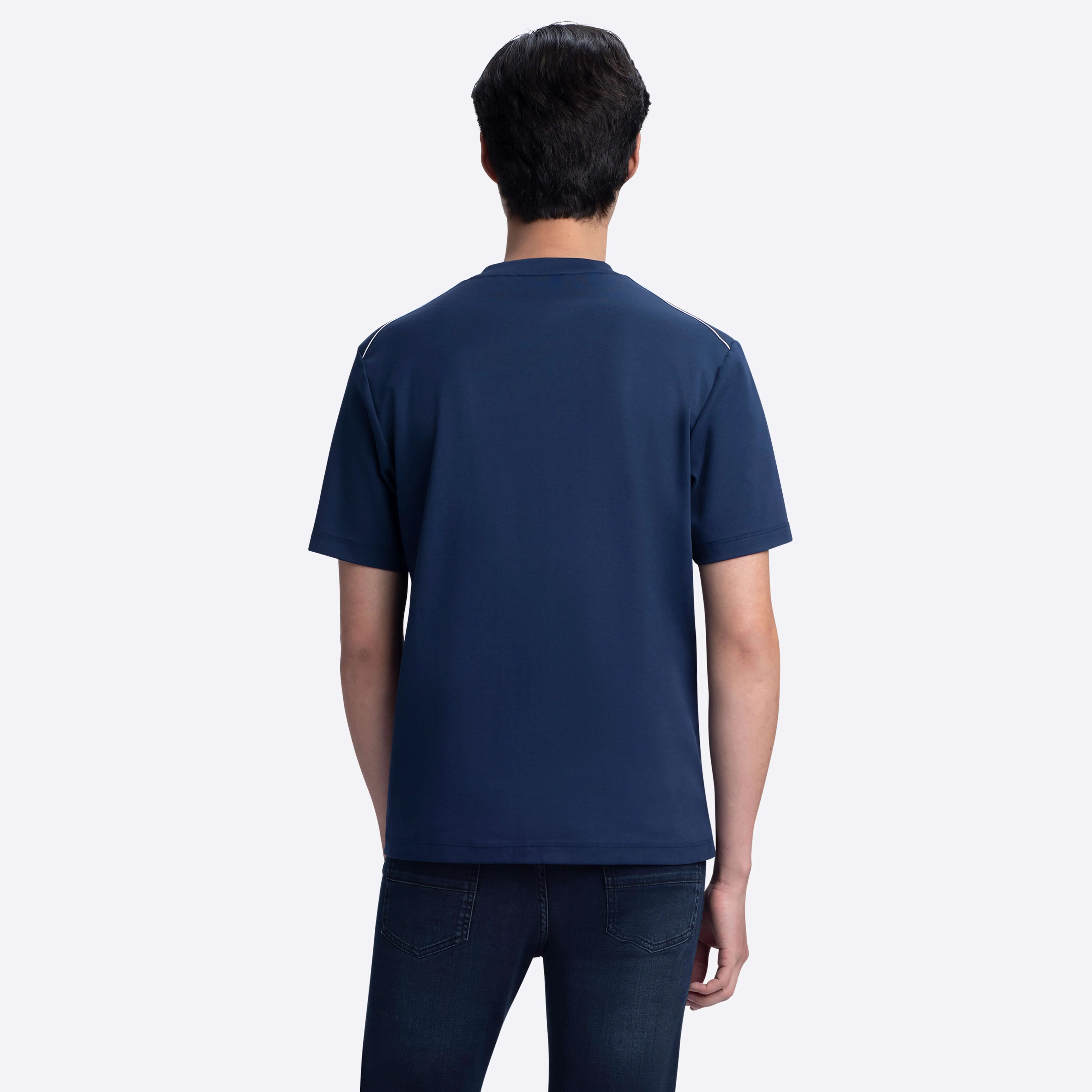 Short Sleeve Crew Neck T-Shirt sold by Bugatchi product image thumbnail 4