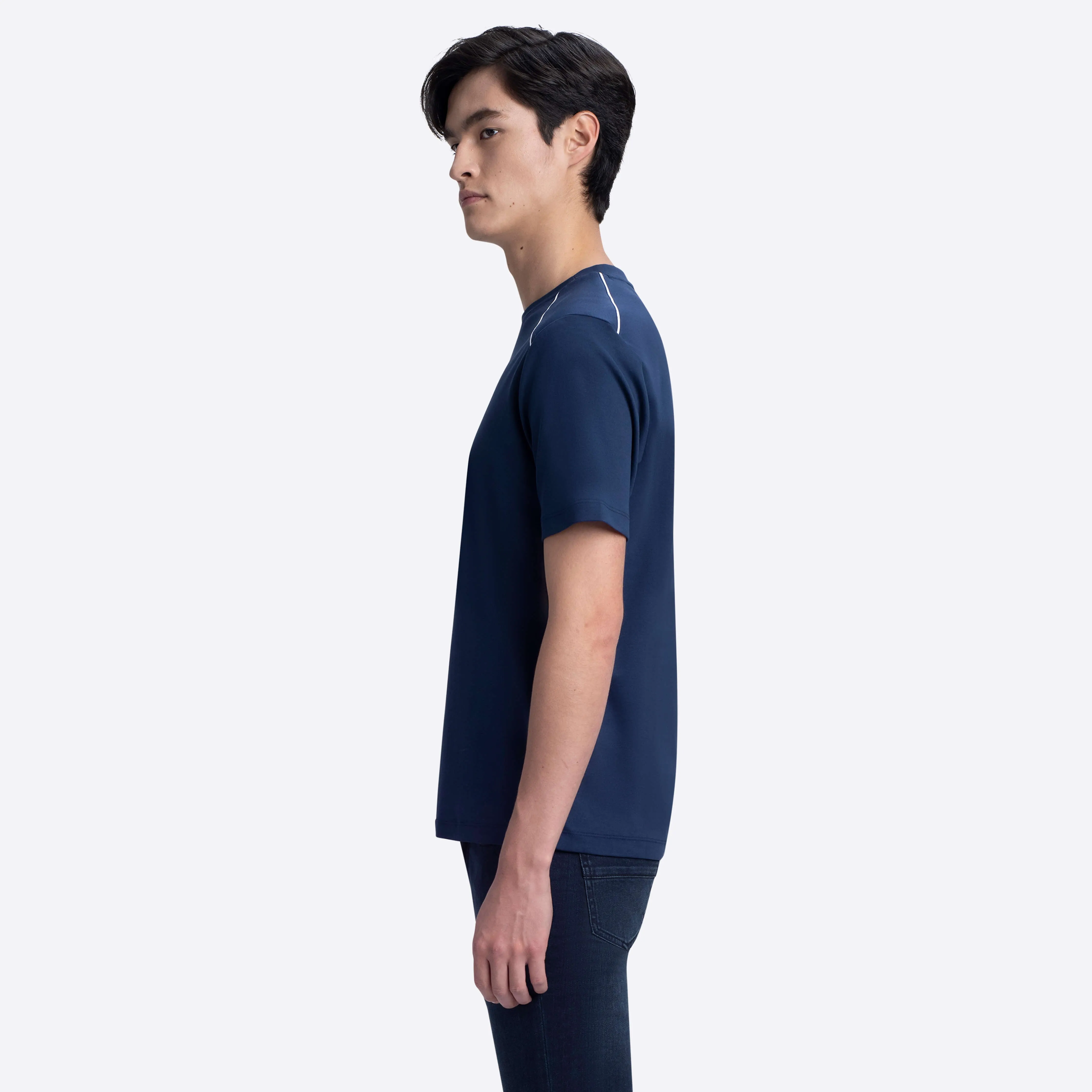 Short Sleeve Crew Neck T-Shirt sold by Bugatchi product image thumbnail 3