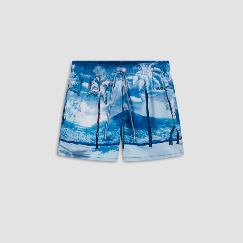 Max Tropical Landscape Swim Trunks sold by Bugatchi