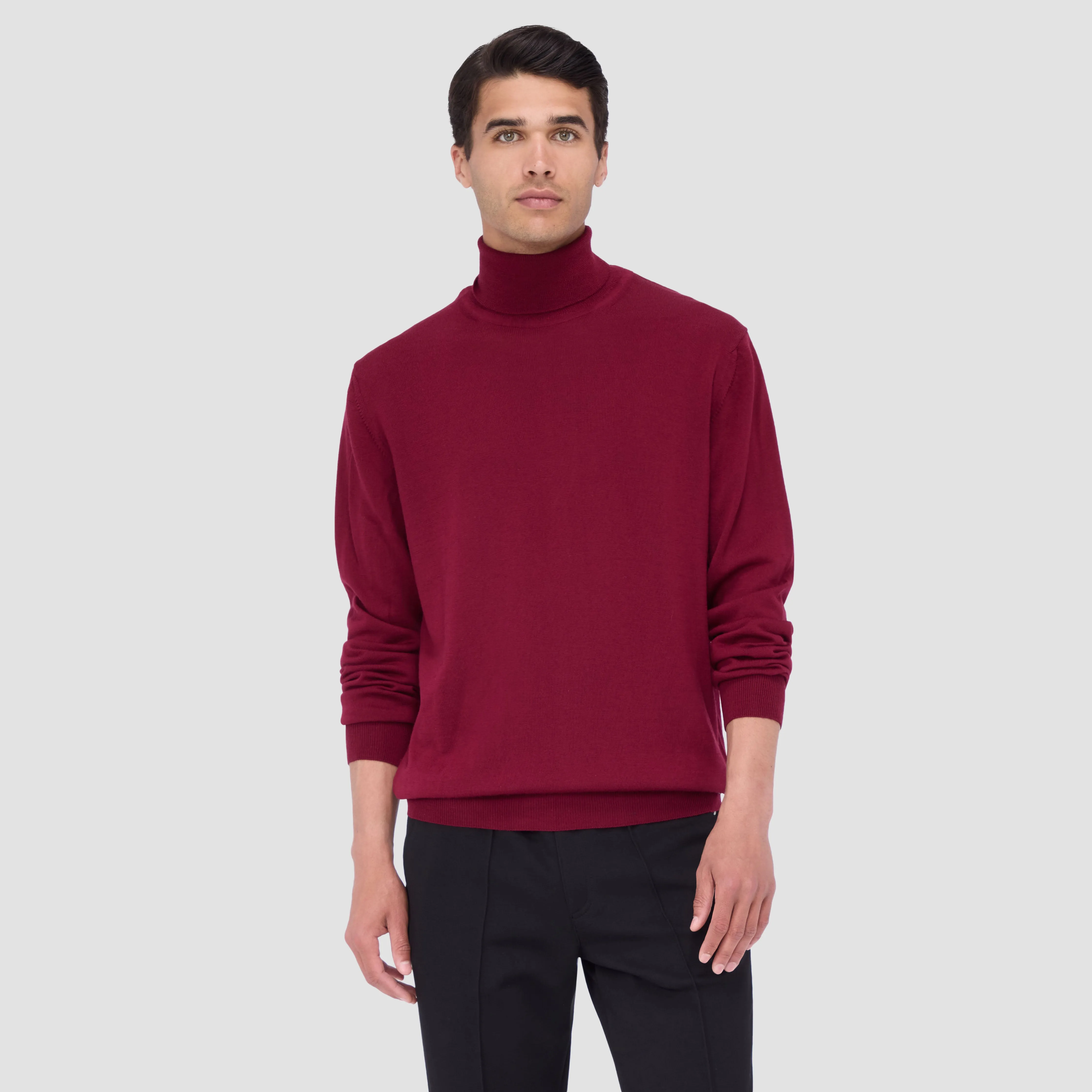 Sawyer Turtleneck Super Merino Sweater sold by Bugatchi product image thumbnail 2