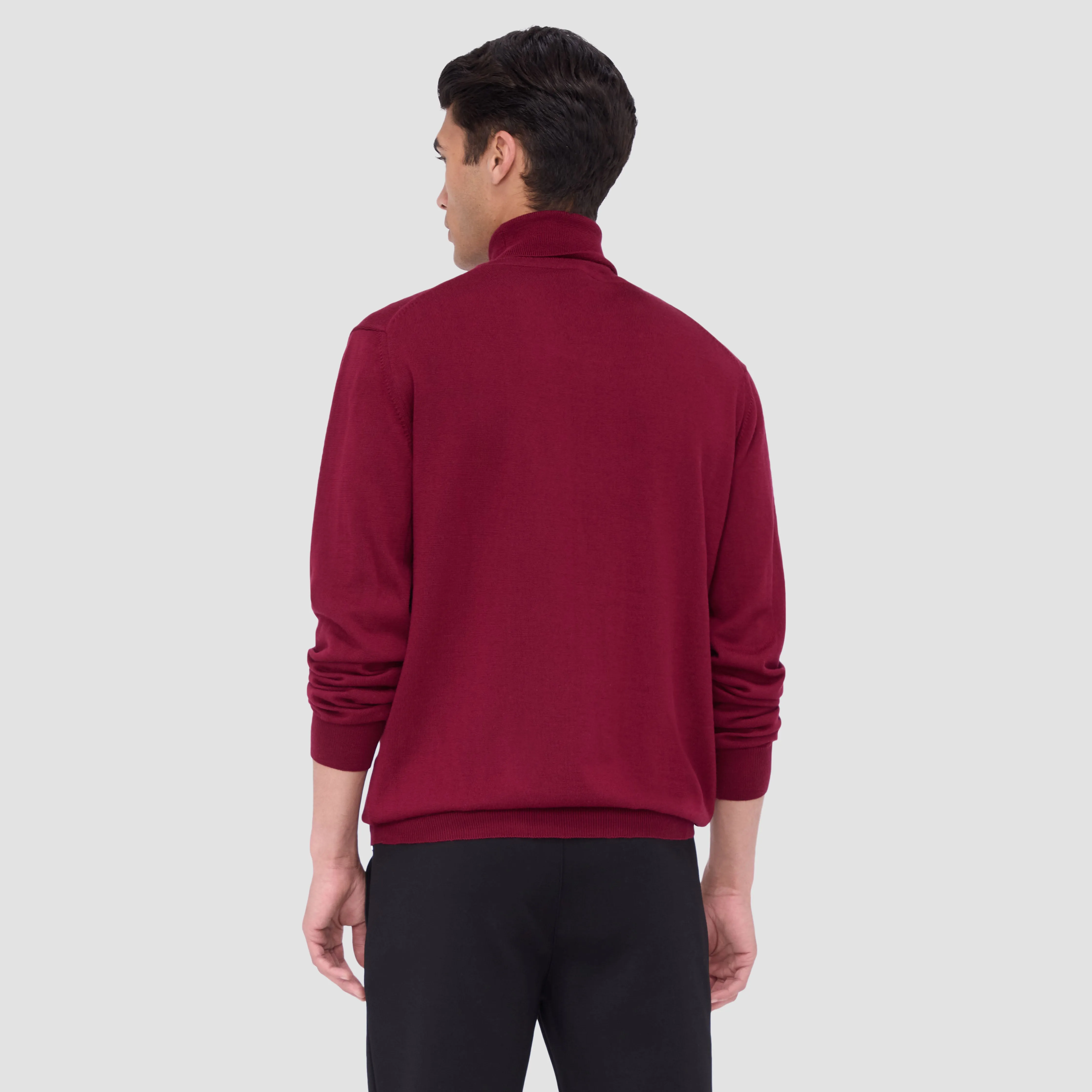 Sawyer Turtleneck Super Merino Sweater sold by Bugatchi product image thumbnail 4