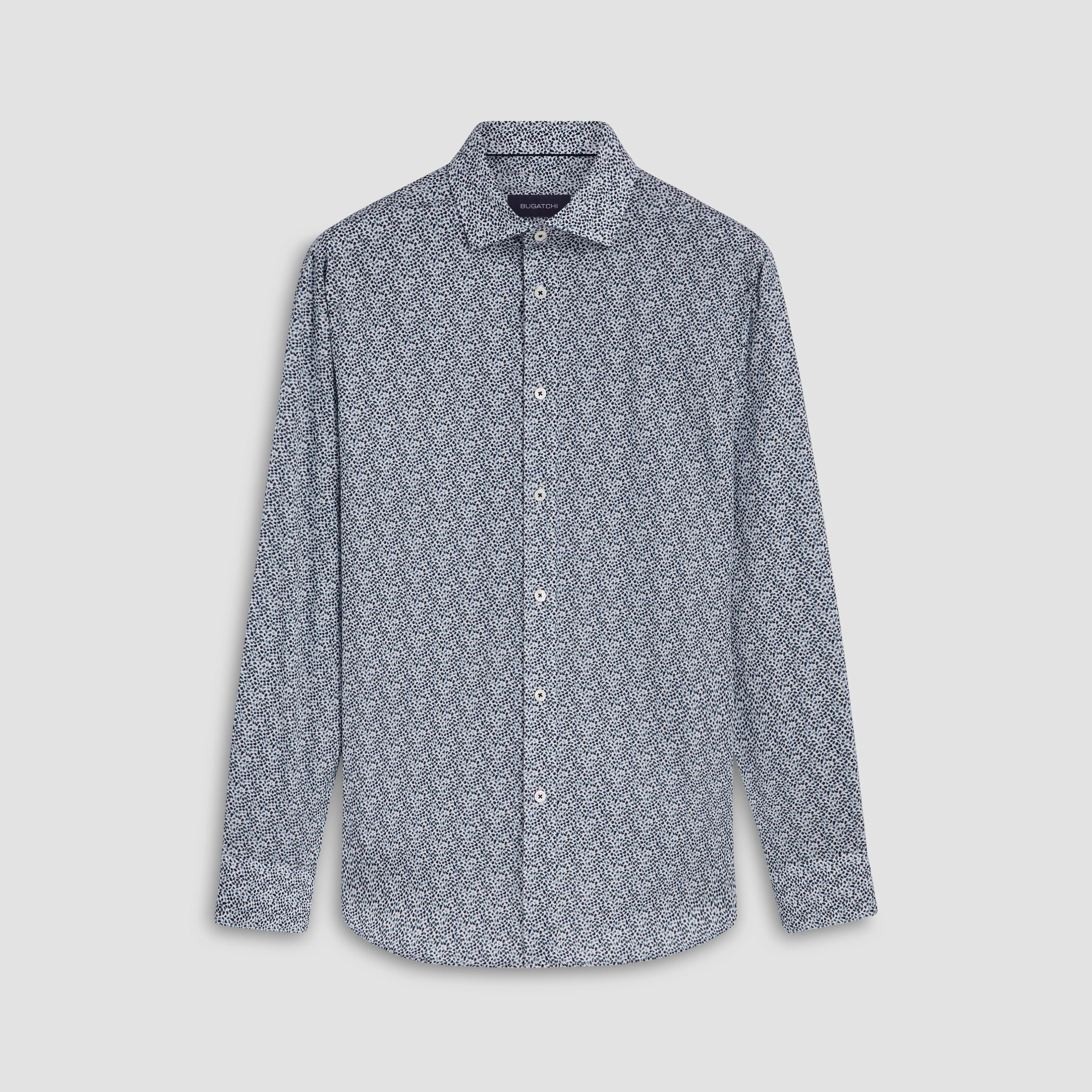 Axel Mosaic Print Shirt sold by Bugatchi