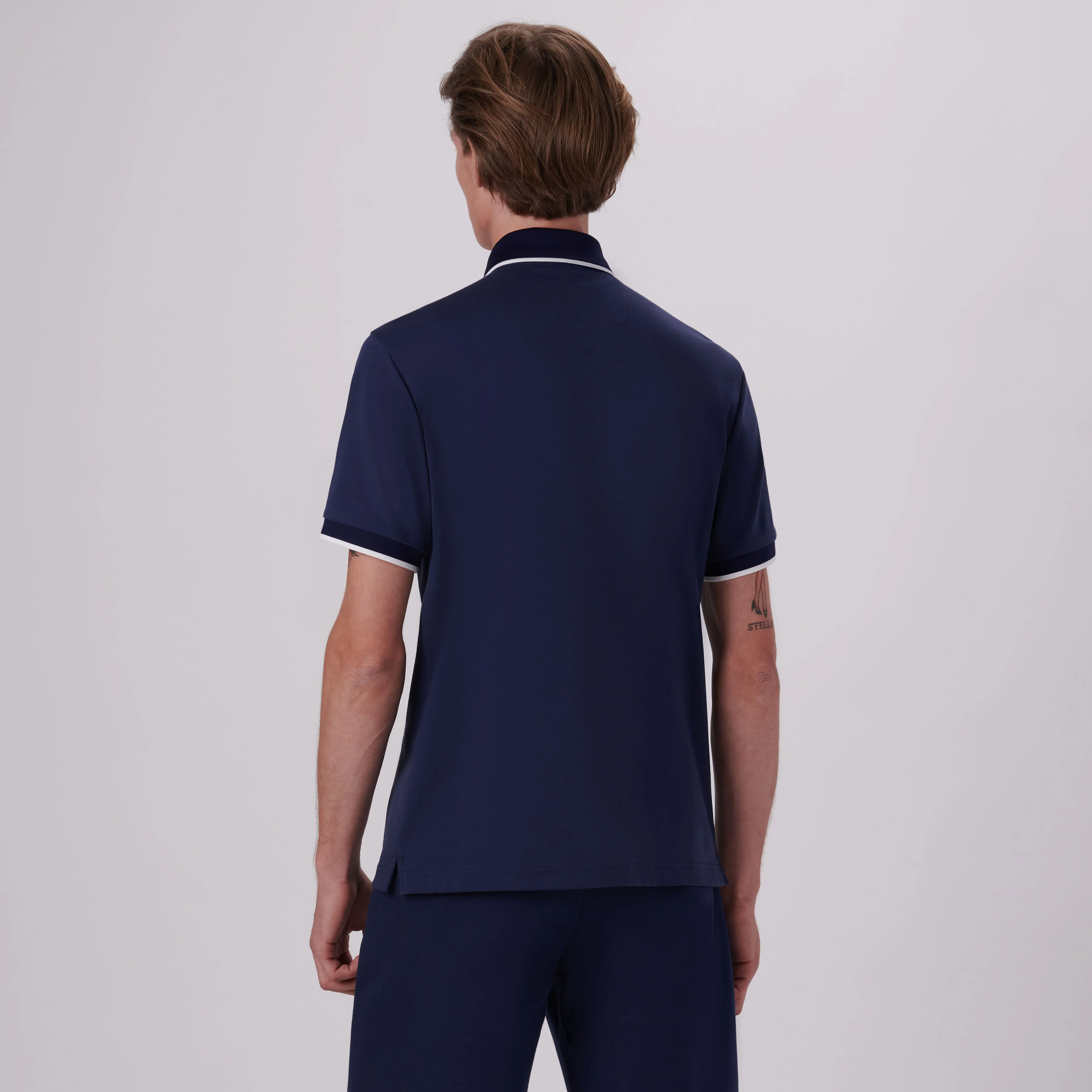 Quarter Zip Polo Shirt sold by Bugatchi product image thumbnail 4